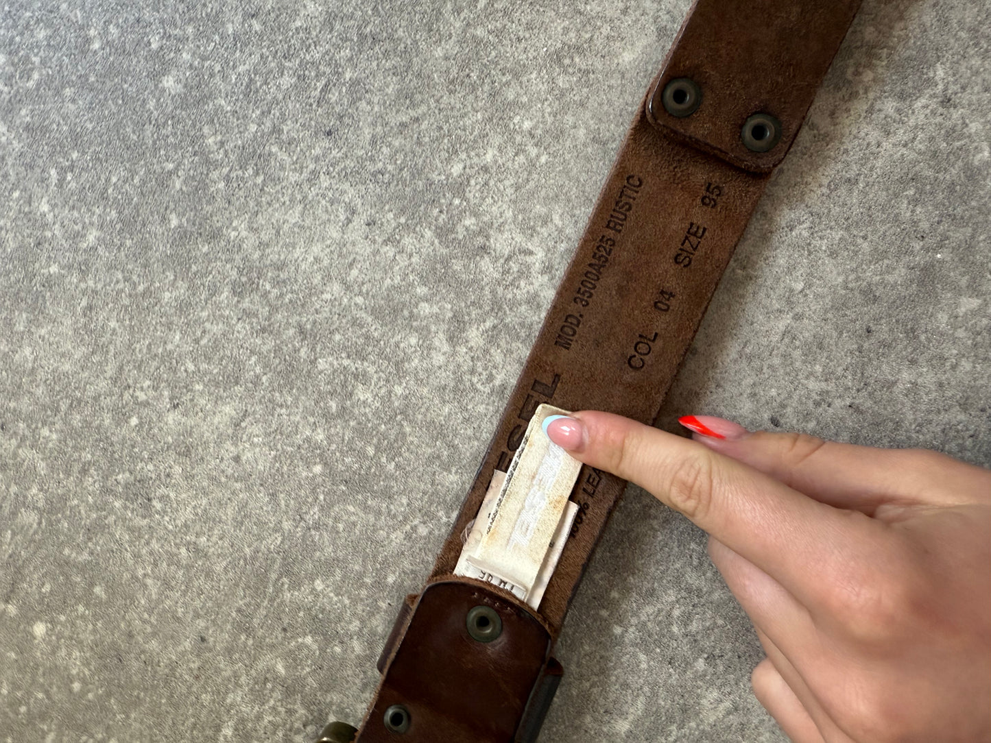Vintage Diesel Leather Belt