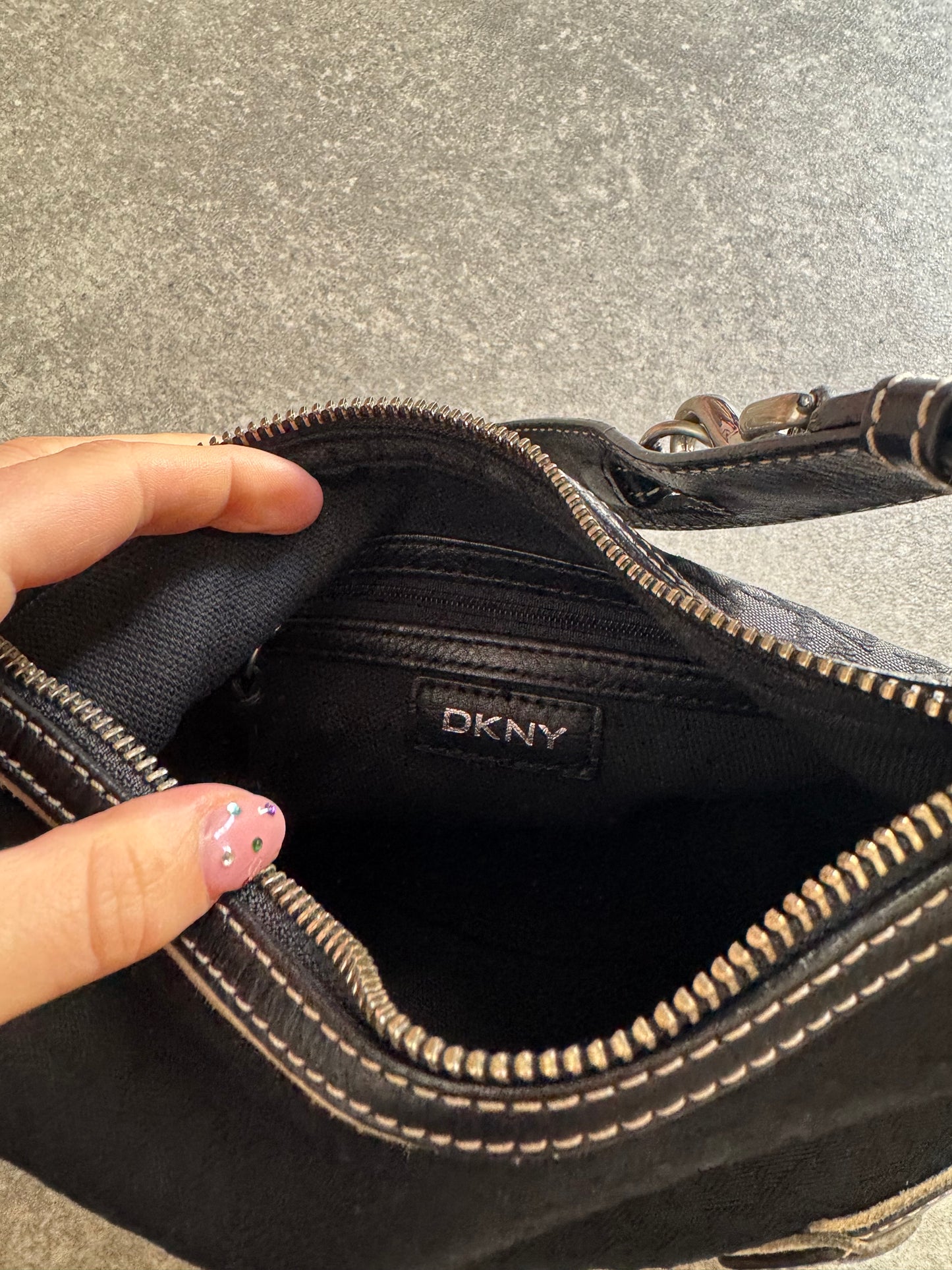 DKNY Monogram Shoulder Bag