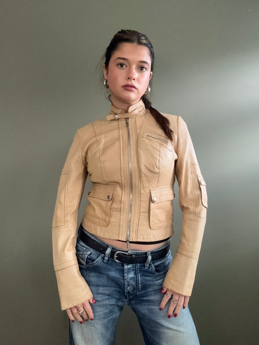 Karen Millen Leather Jacket (UK8)