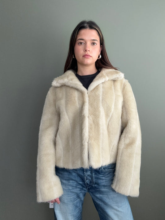 Faux Fur Jacket (M)