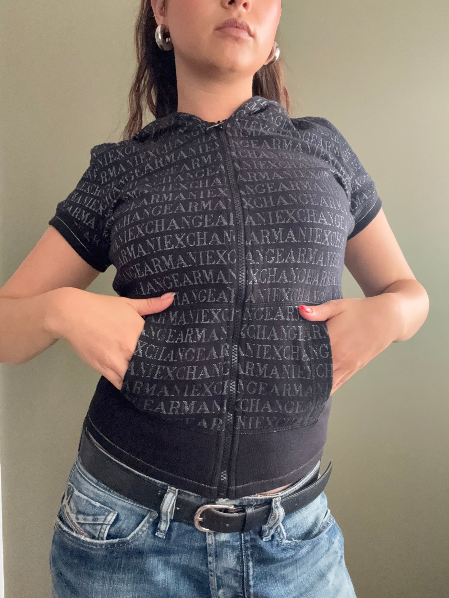 Armani Shortsleeve Hoodie (S)
