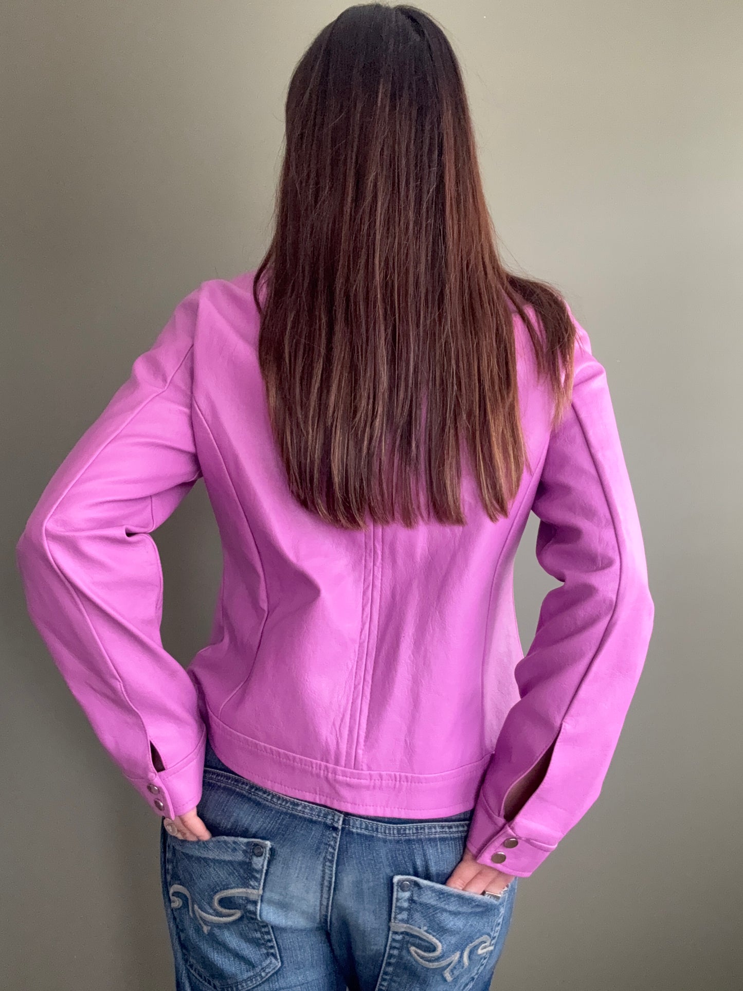 Faux Leather Jacket (UK14)