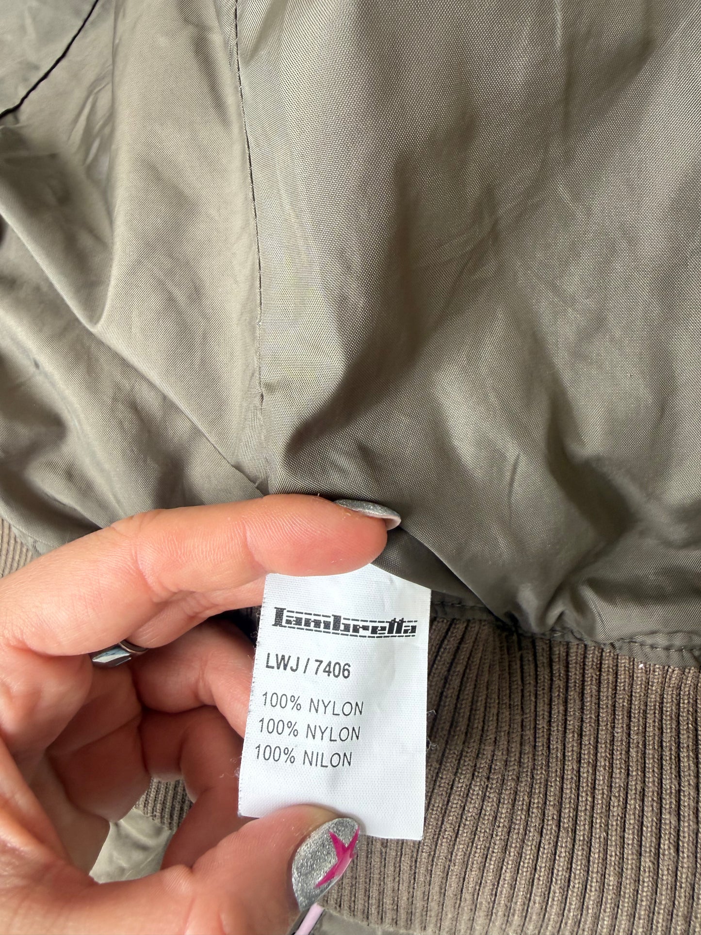Y2K Bomber Jacket (M)