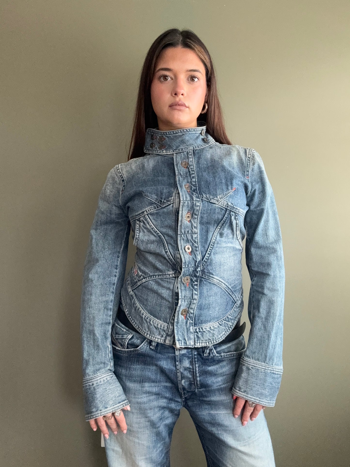 Diesel Denim Corset Jacket (L)