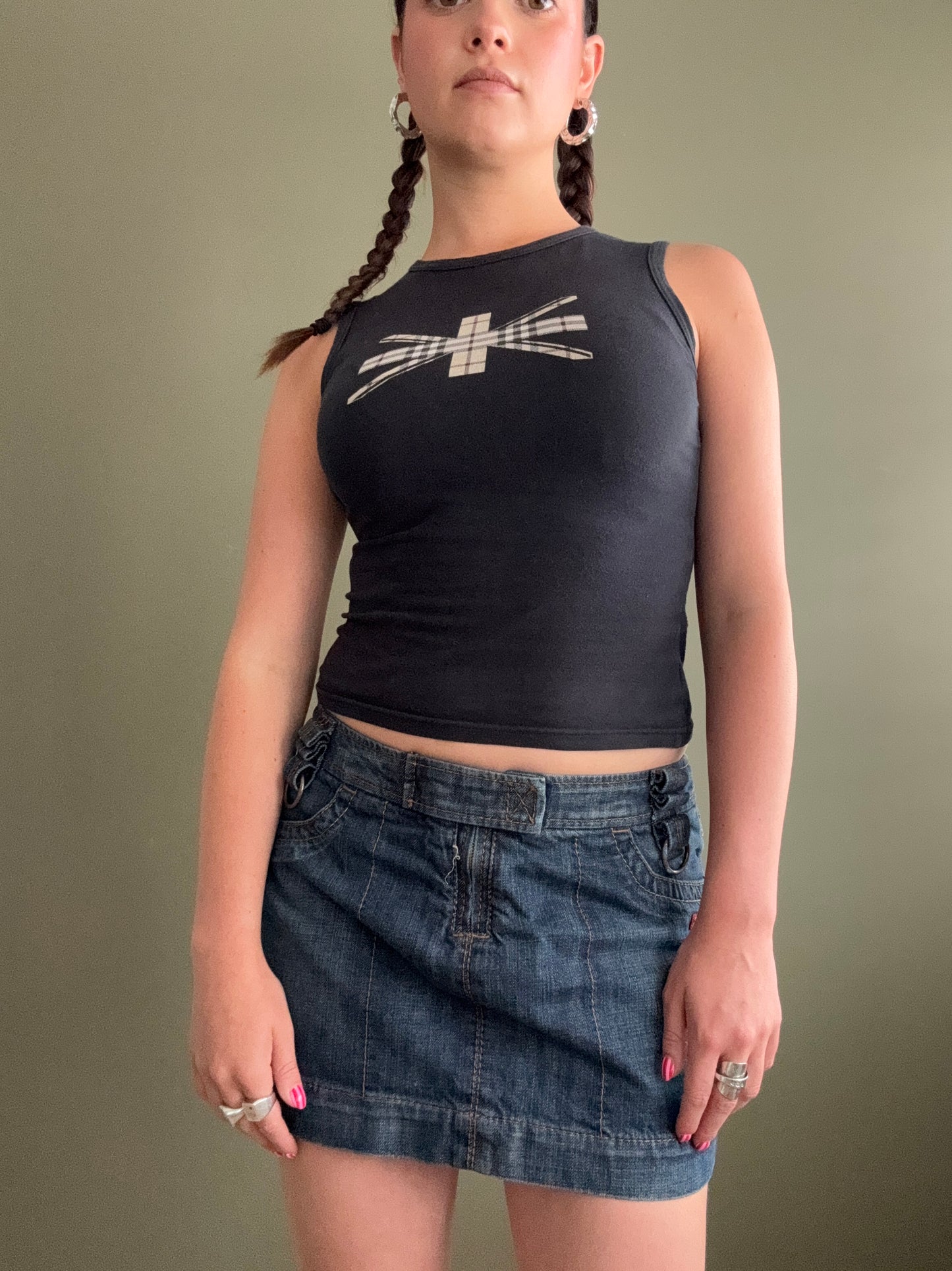 Miss Sixty Denim Mini Skirt (M)