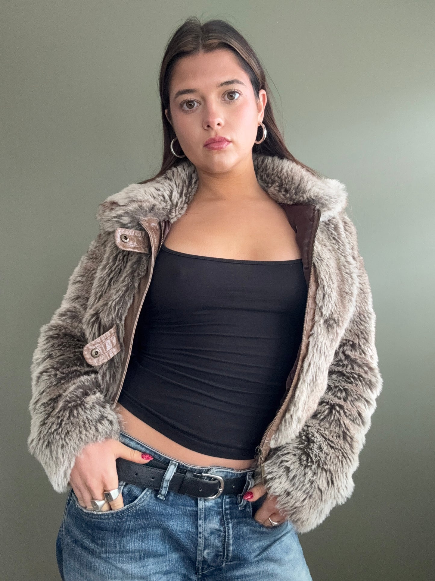 Faux Fur Jacket (UK10)