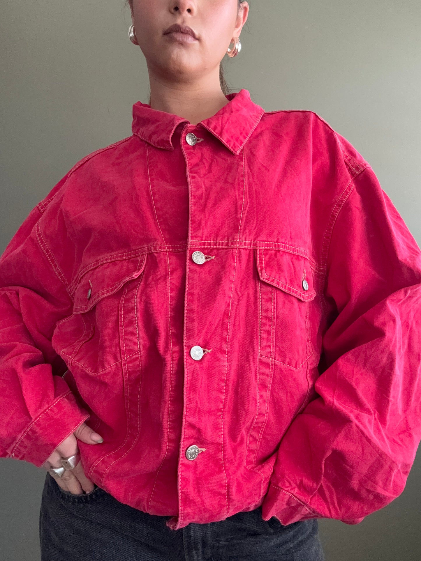 Red Diesel Trucker Jacket (L)