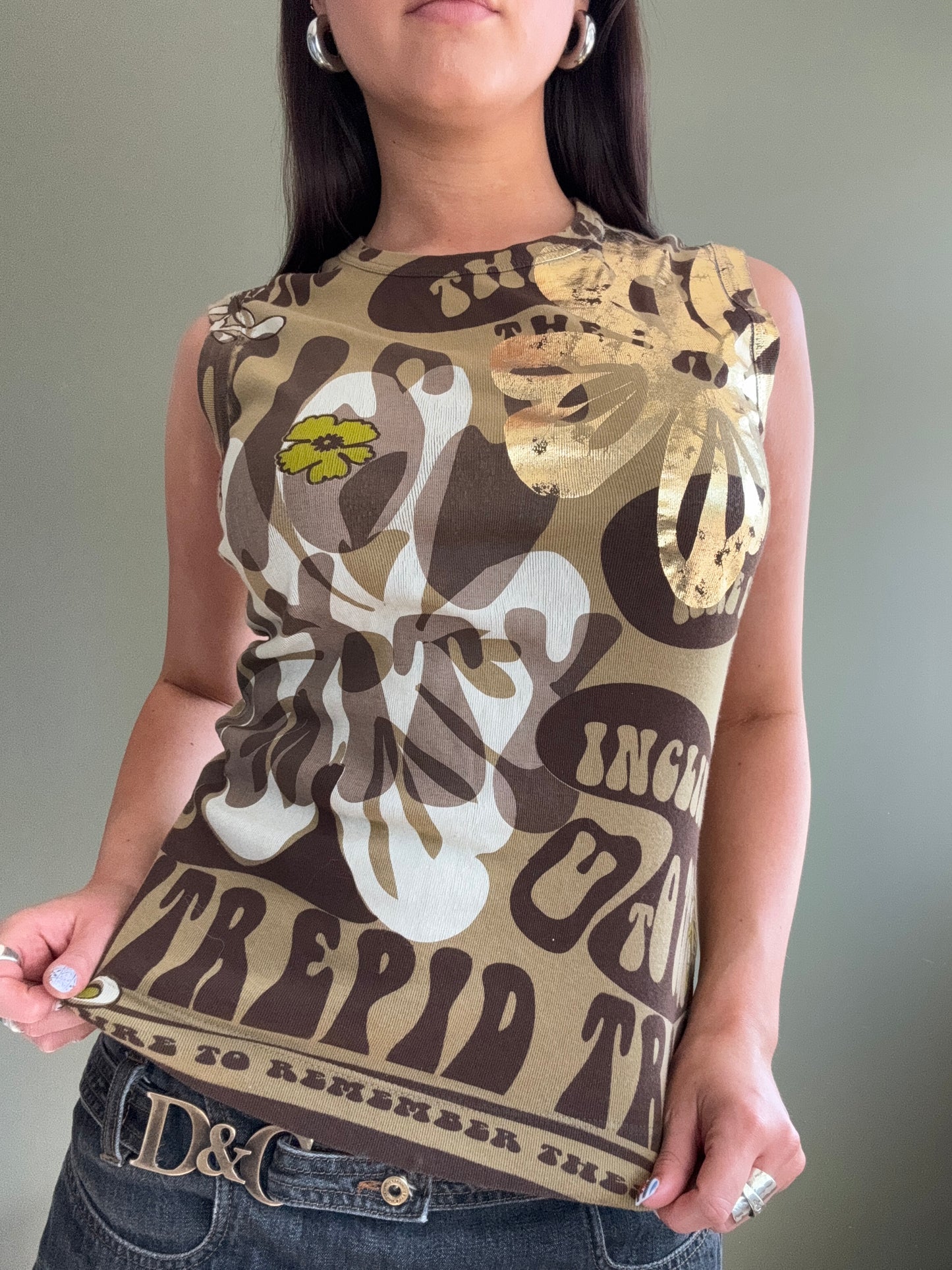 Miss Sixty Printed Top (S)