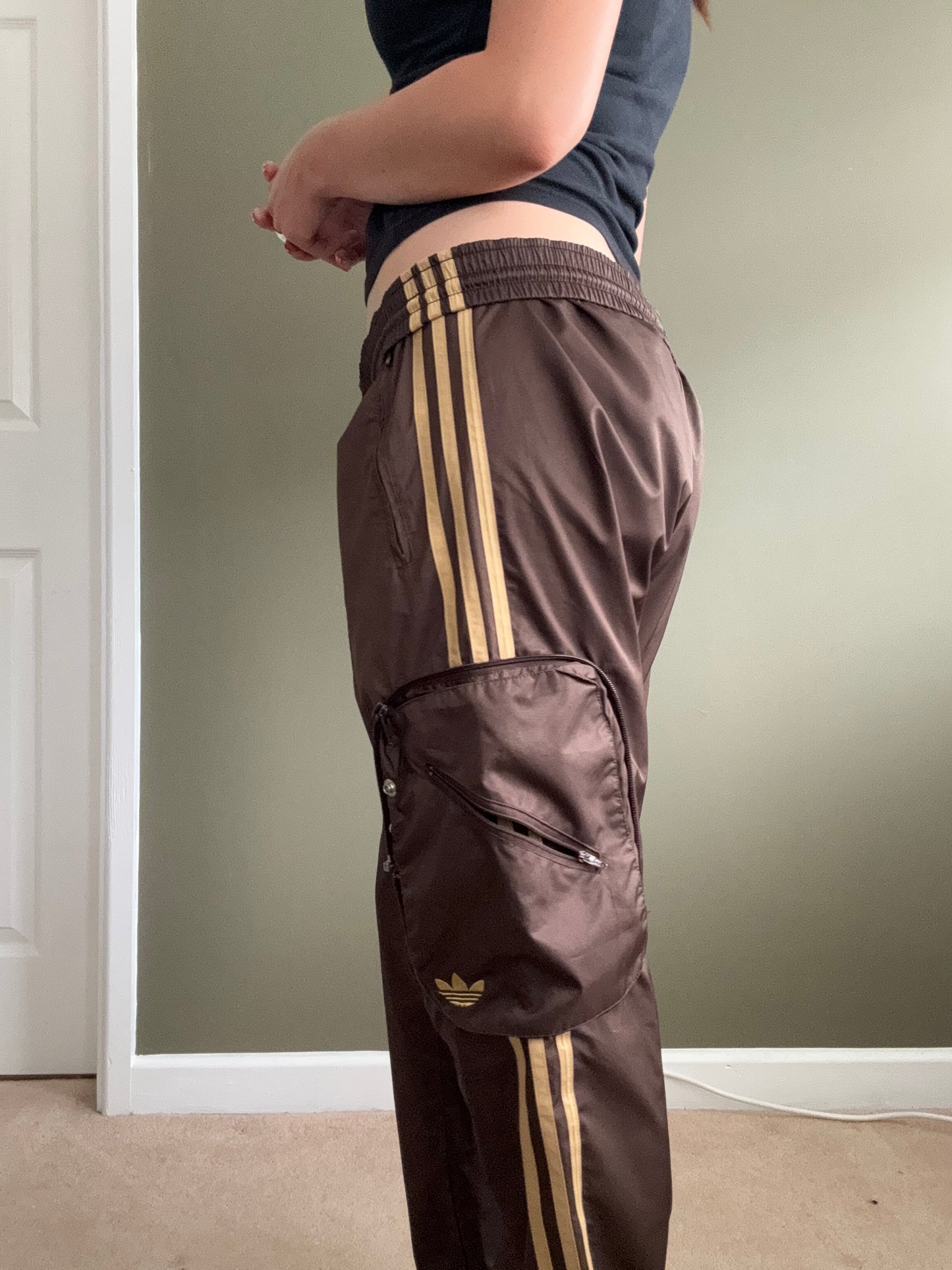 Adidas Cargo Tracksuit Bottoms (M)