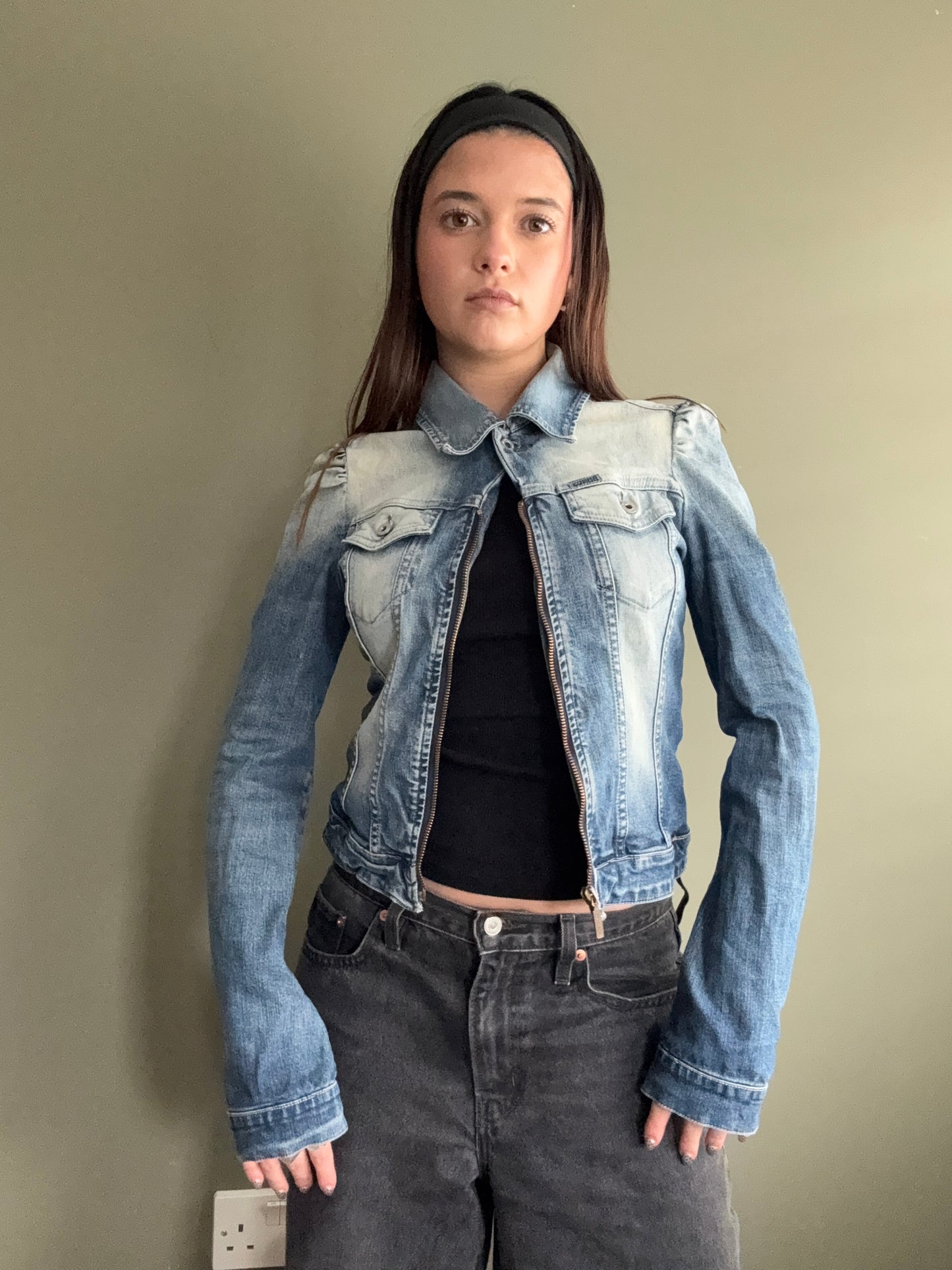 Diesel Fitted Denim Jacket (S)