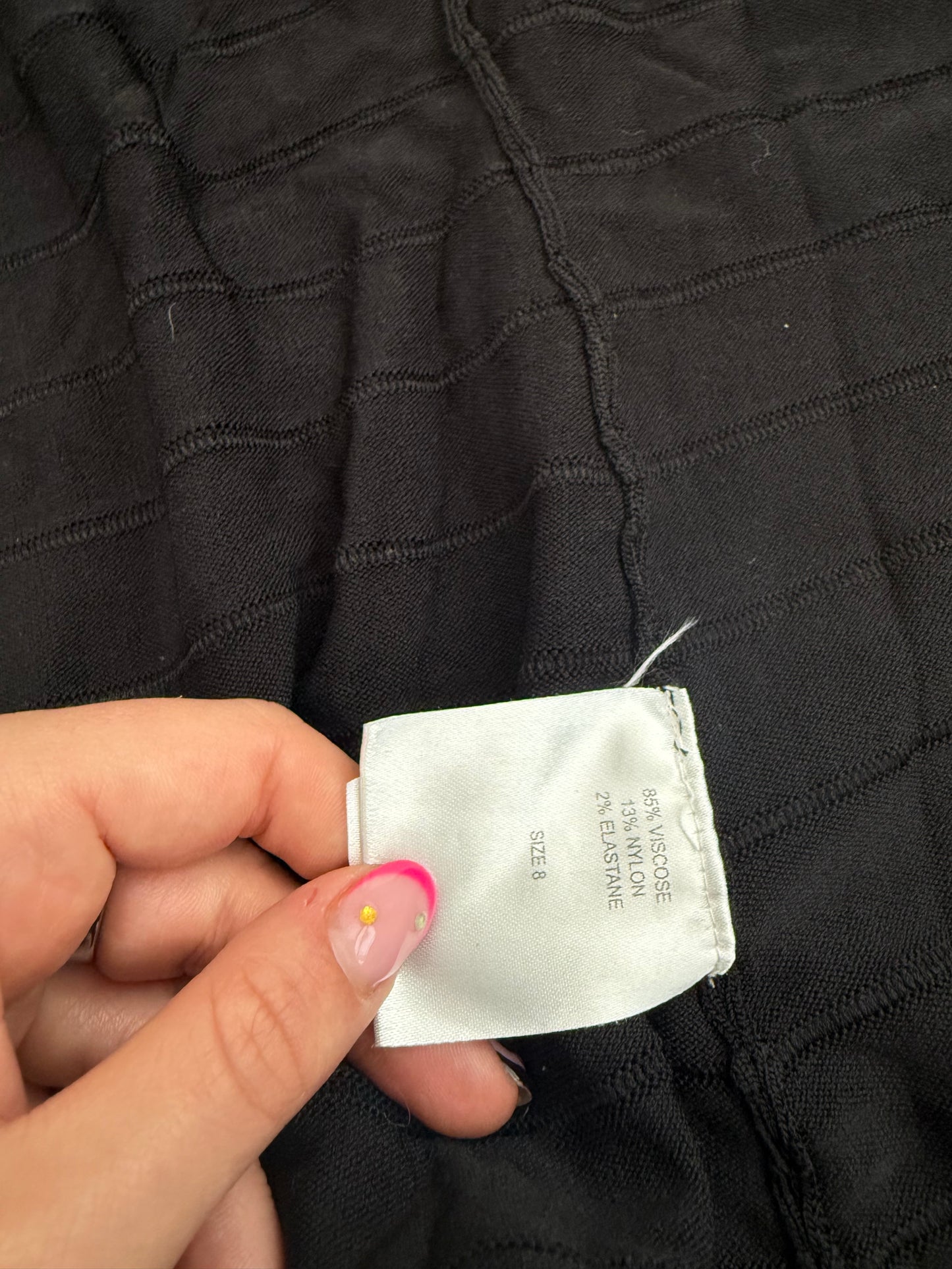 Jane Norman Zip Bandage Top (UK8)