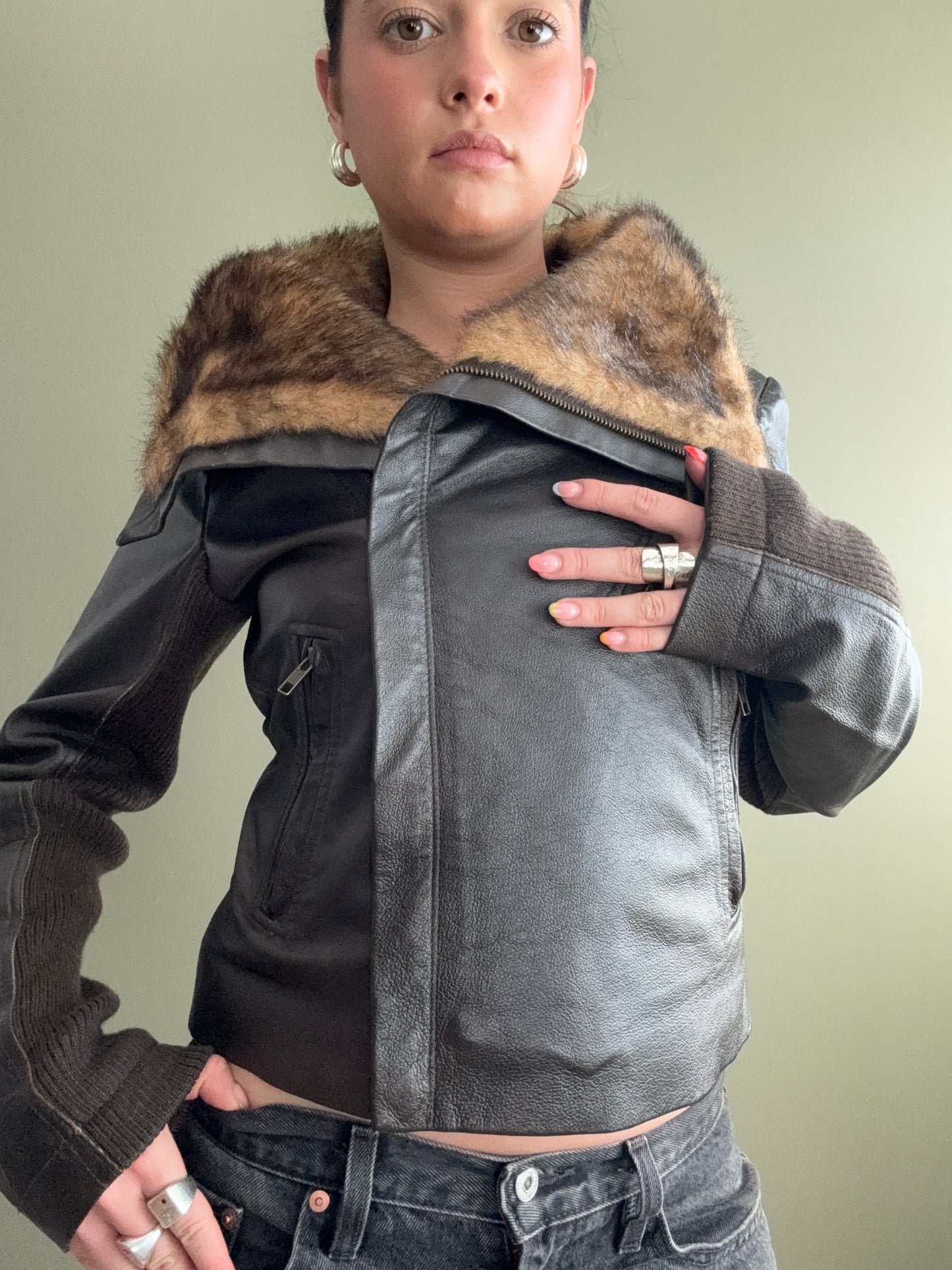 Morgan De Toi Leather Jacket (S)