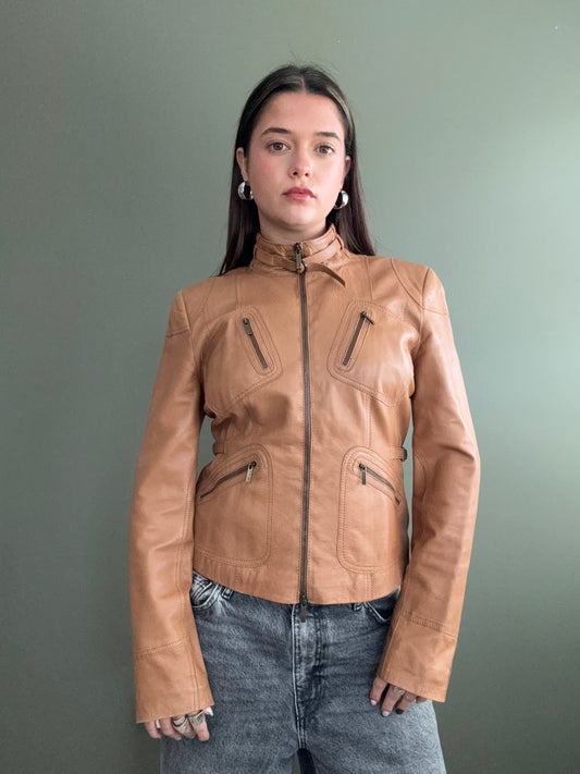 Karen Millen Leather Jacket (UK8)