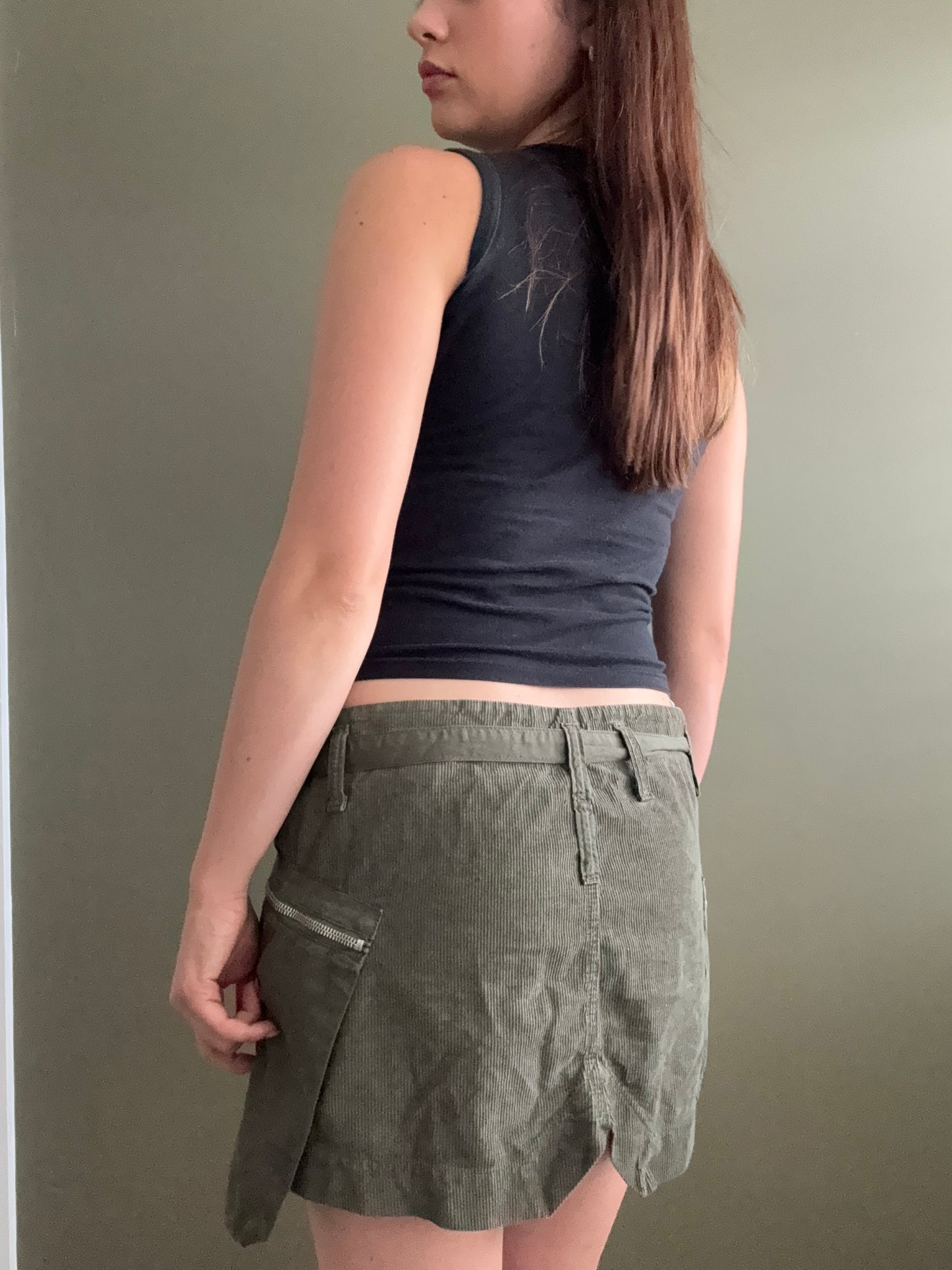 Diesel Corduroy Cargo Skirt