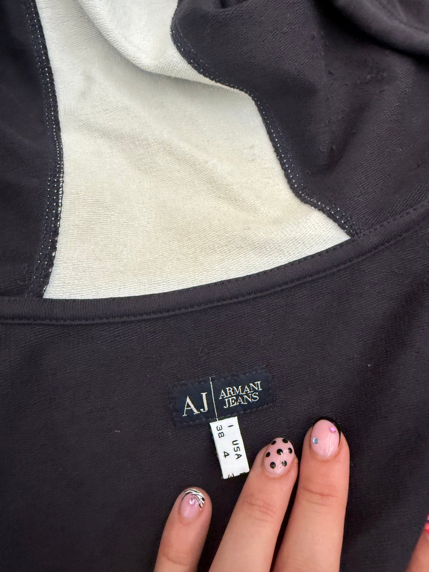Armani Zip Hoodie (UK8)