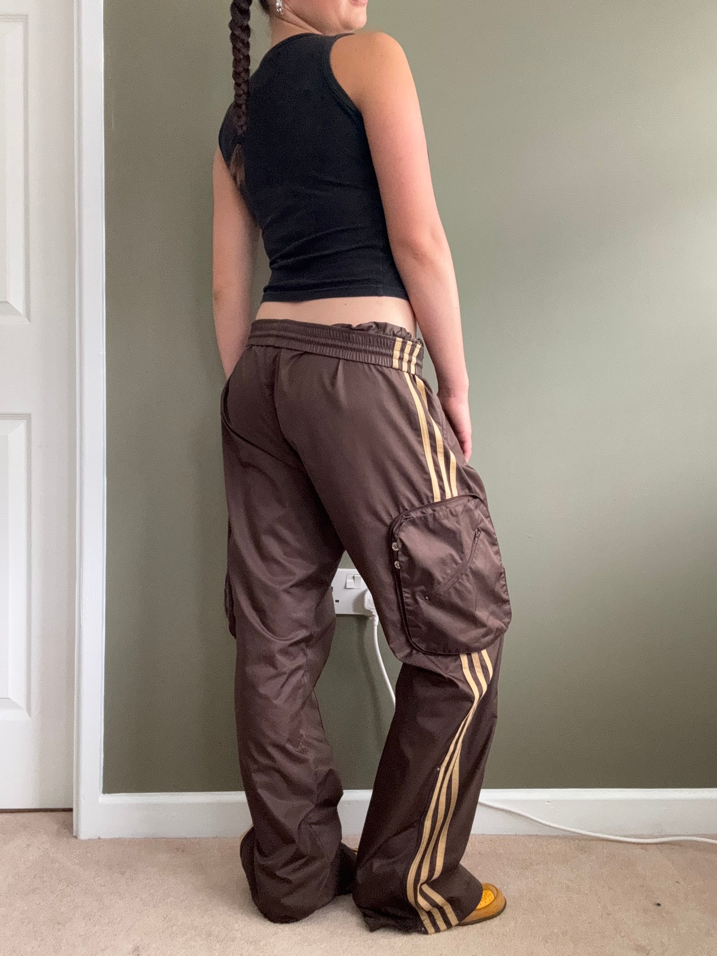 Adidas Cargo Tracksuit Bottoms (M)