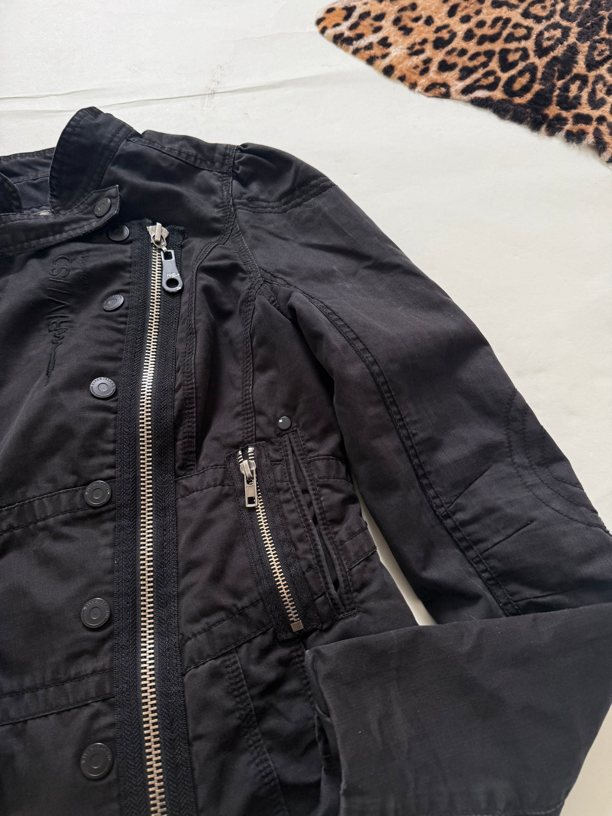 Asymmetric Utility Corset Jacket (UK10)