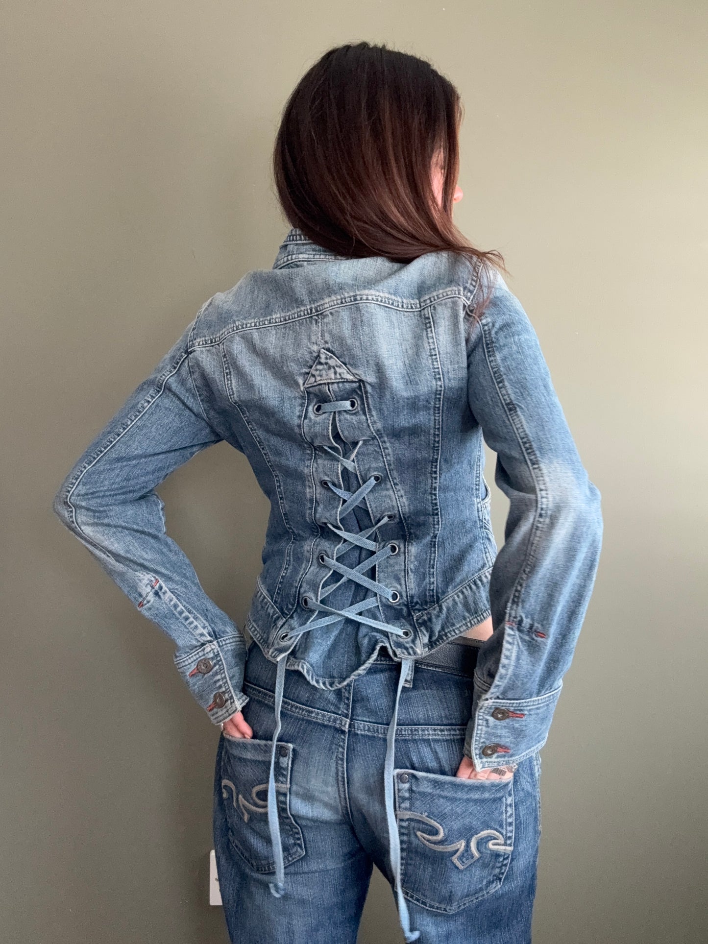 Diesel Denim Corset Jacket (L)