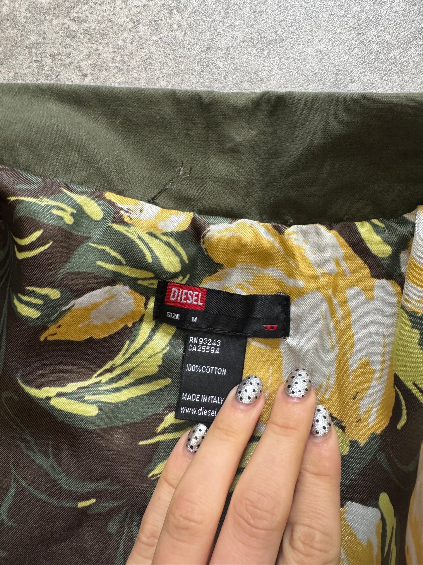 Khaki Diesel Jacket (M)
