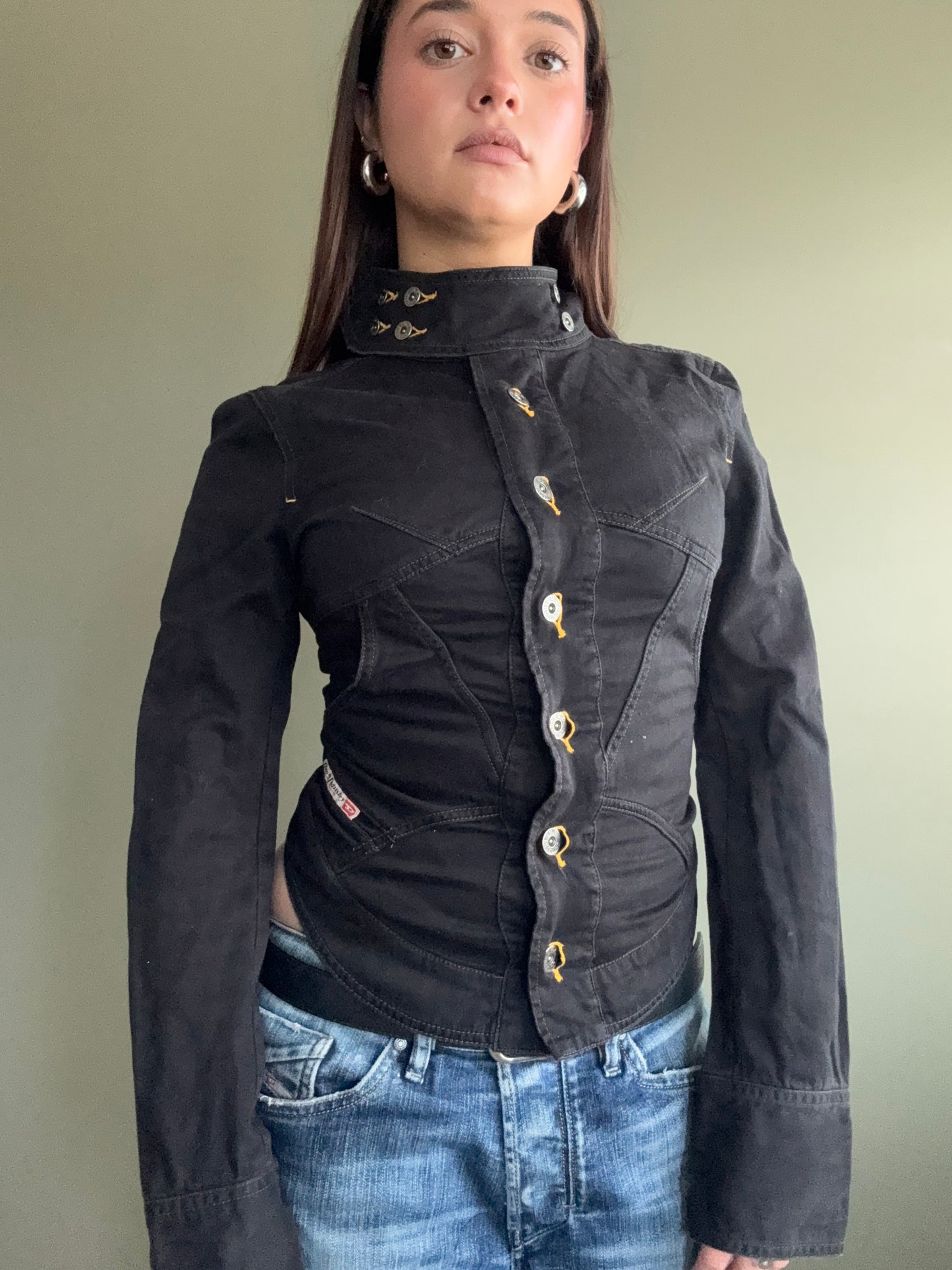 Black Diesel Corset Jacket (M)