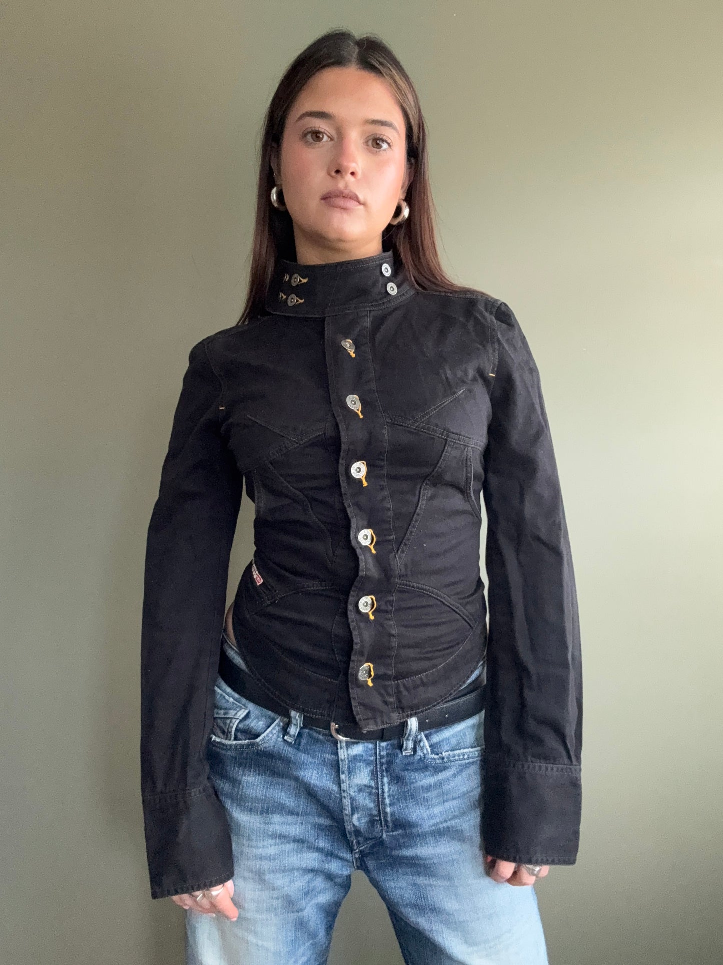 Black Diesel Corset Jacket (M)