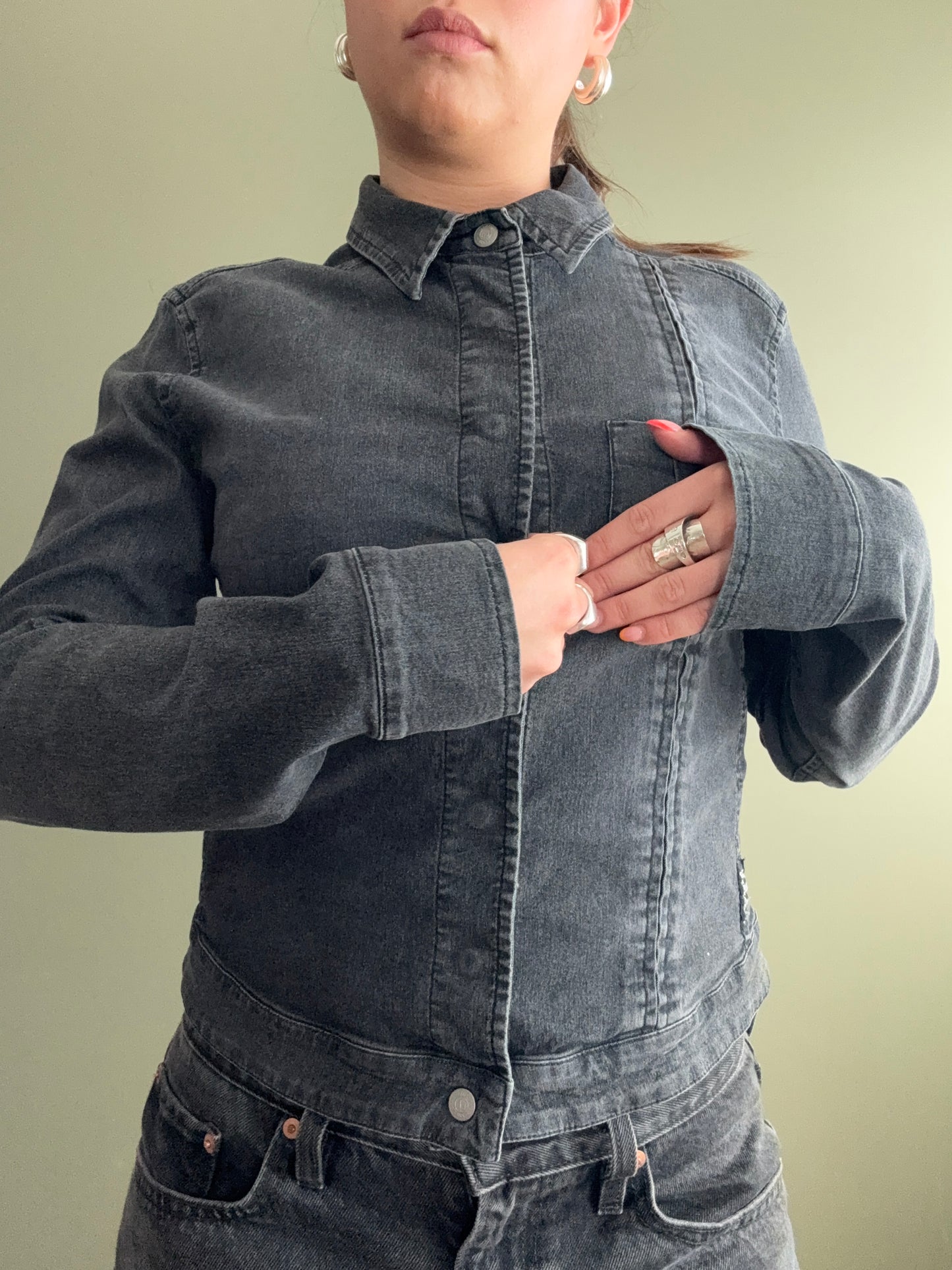 Armani Jeans Denim Shirt (UK10)