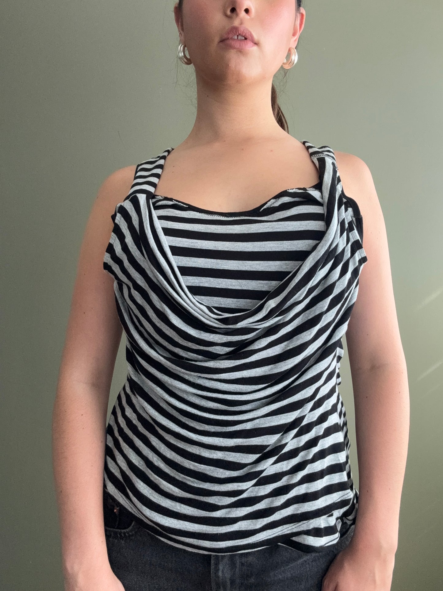 Karen Millen Striped Top (UK16)