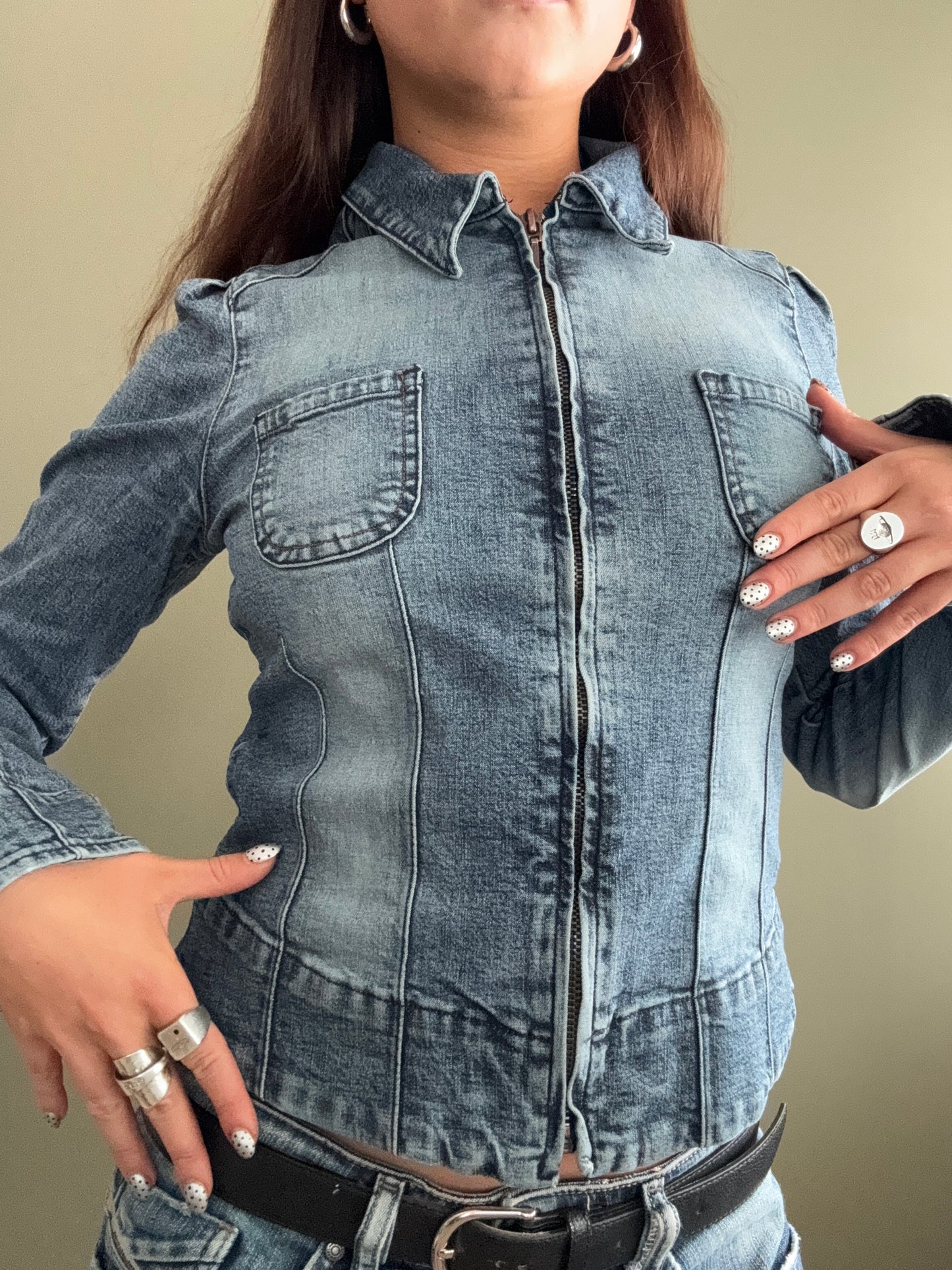 Zip Denim Jacket (UK10)