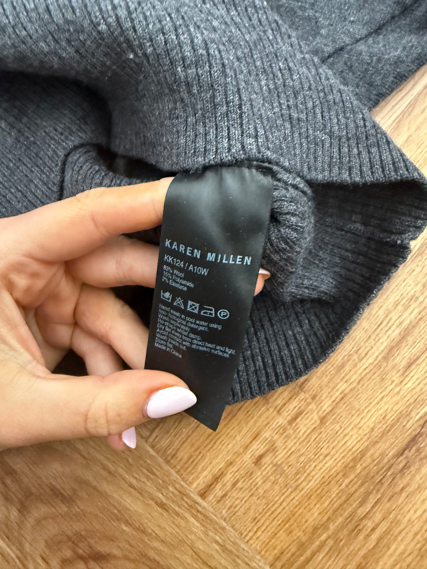 Karen Millen Wool Batwing Top (S)
