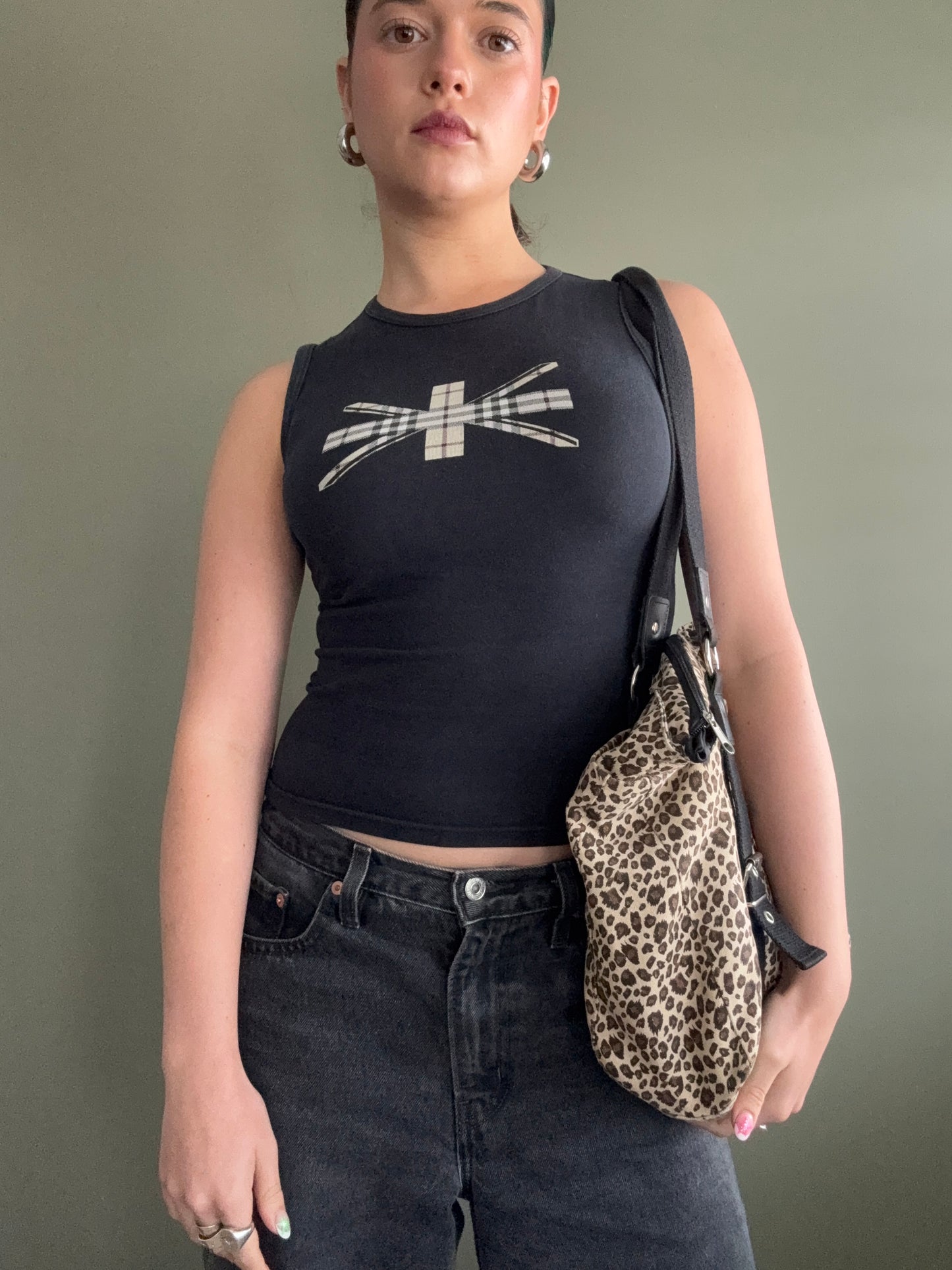 Jane Norman Leopard Tote Bag