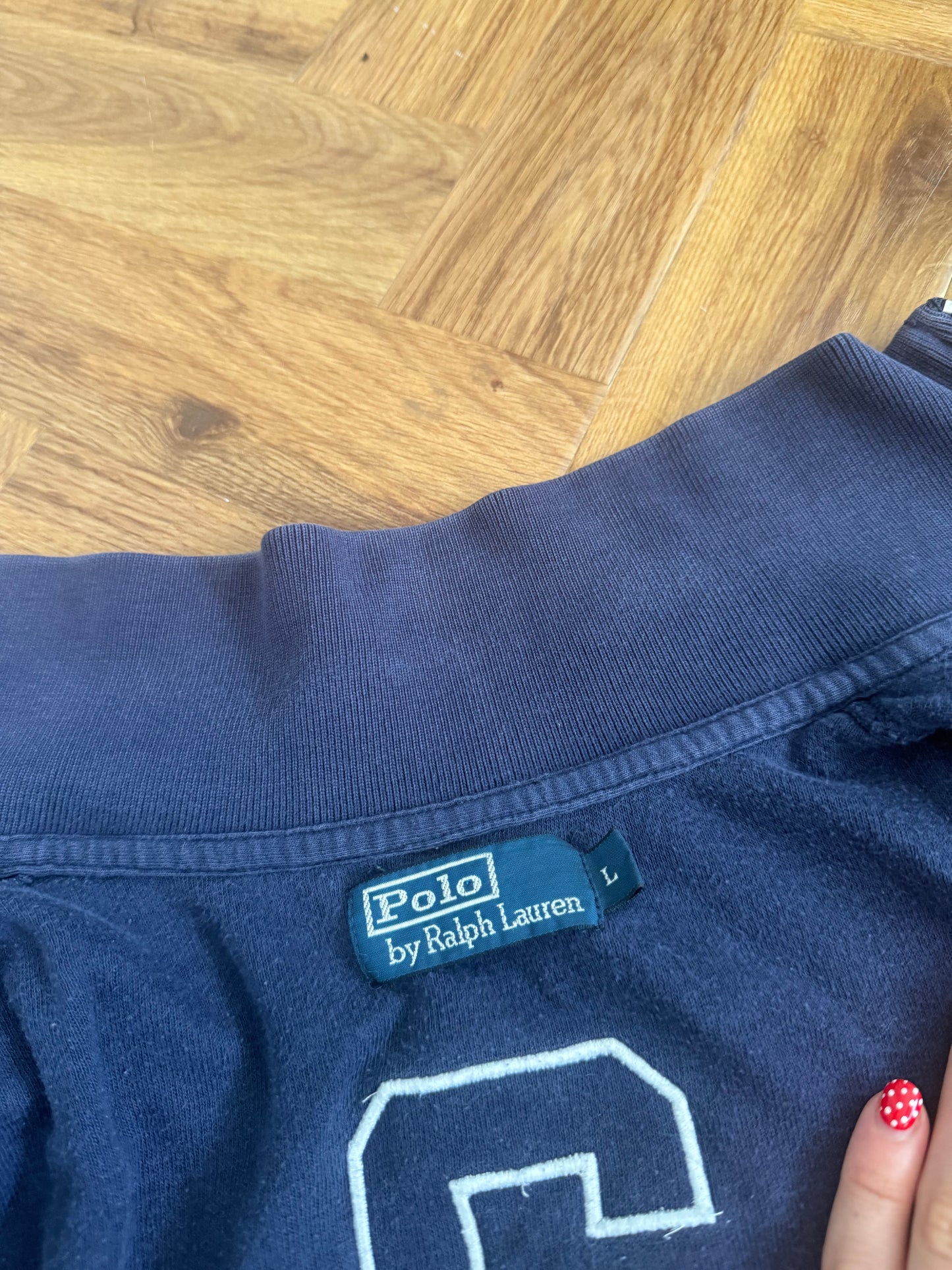 Vintage Ralph Lauren Great Britain Zip Jumper (L)