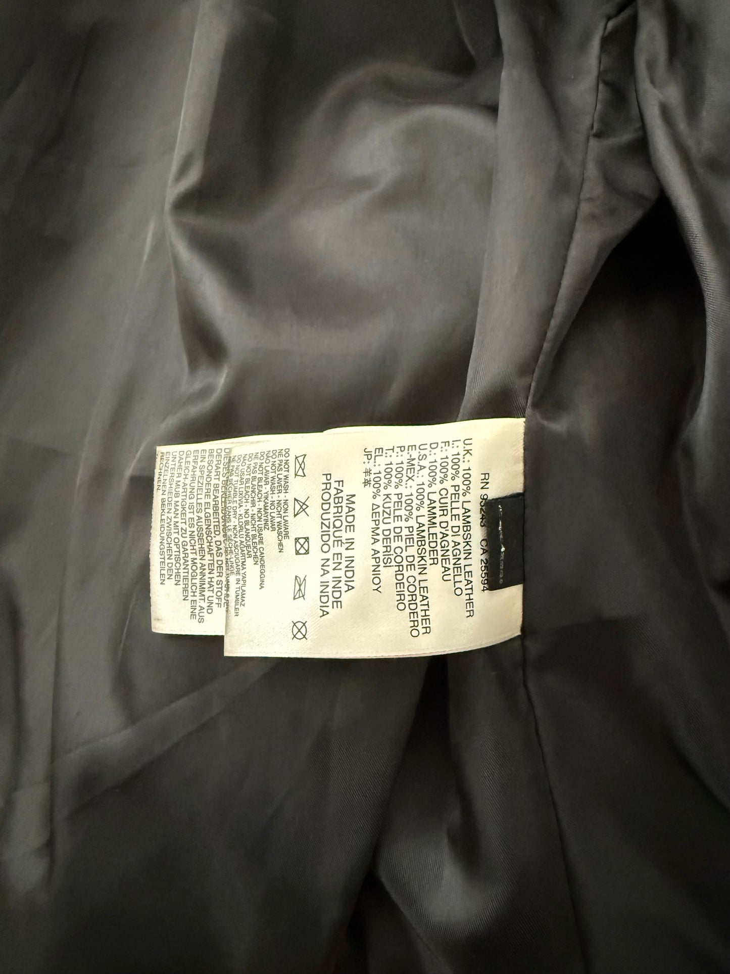Diesel Red Leather Jacket (M)