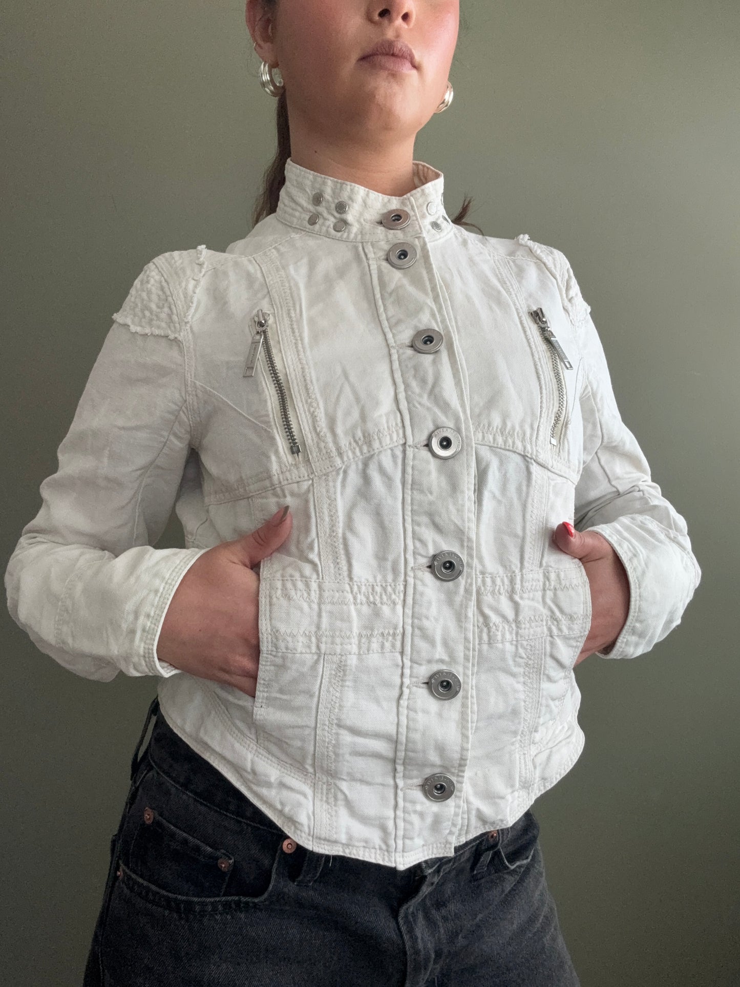 2000s Corset Jacket (UK12)
