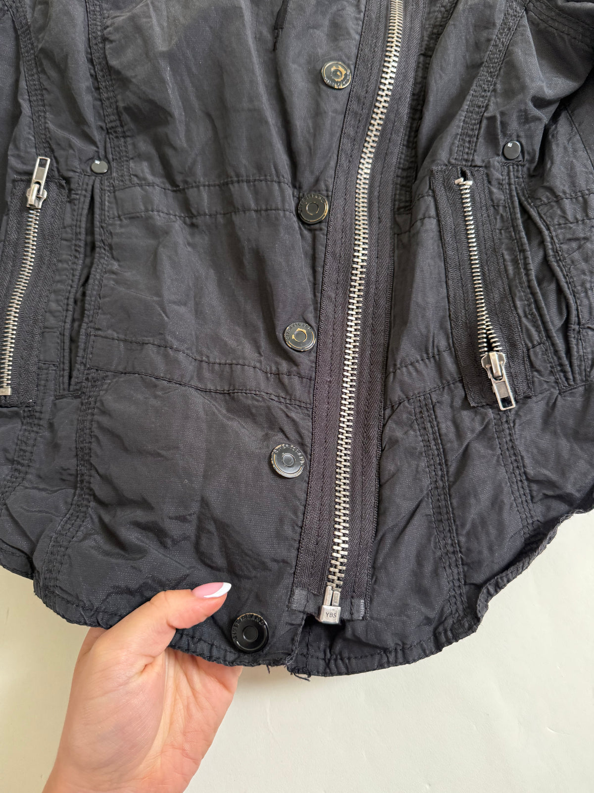 Asymmetric Corset Utility Jacket (UK10)