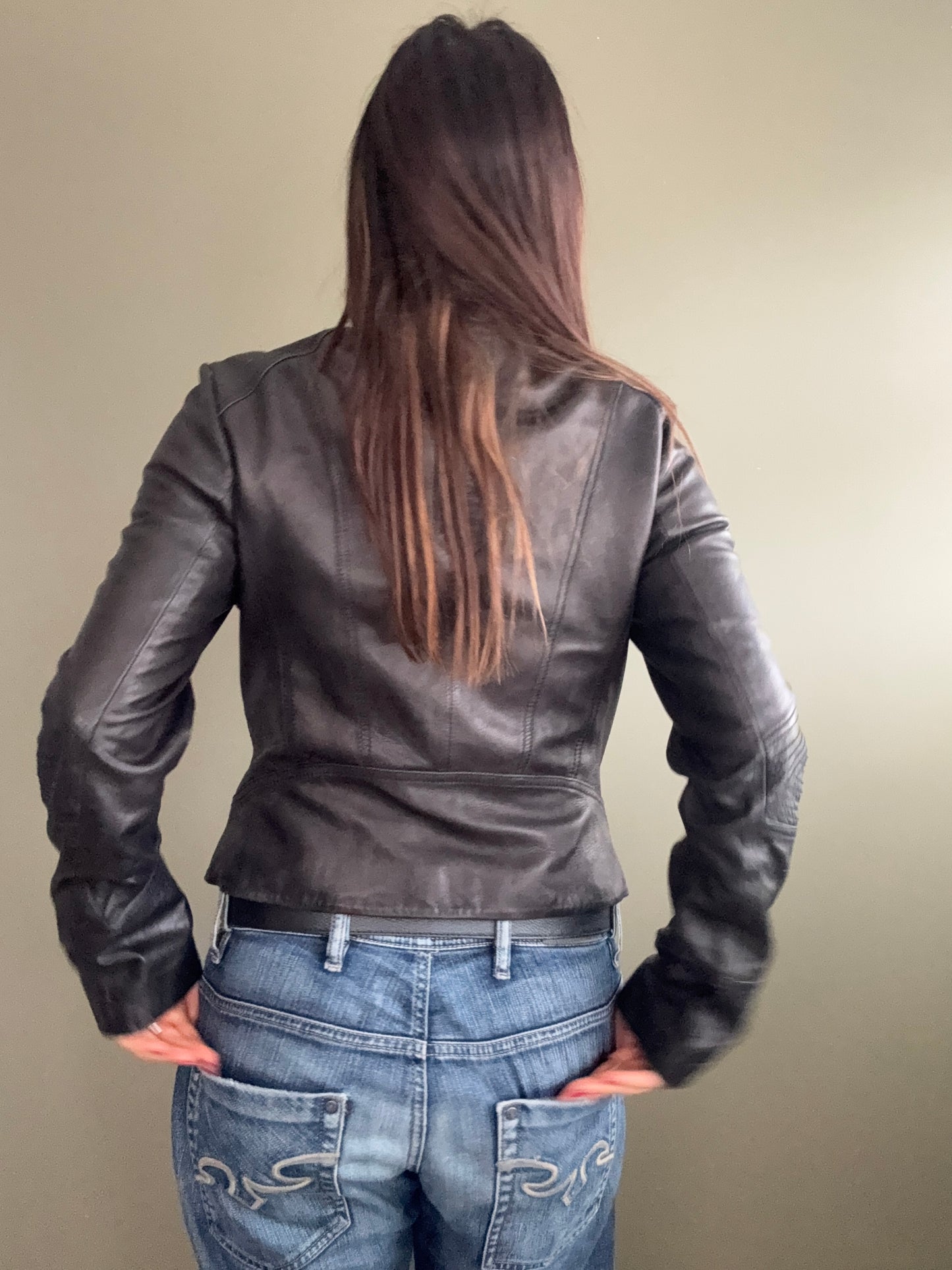 Karen Millen Leather Jacket (S)