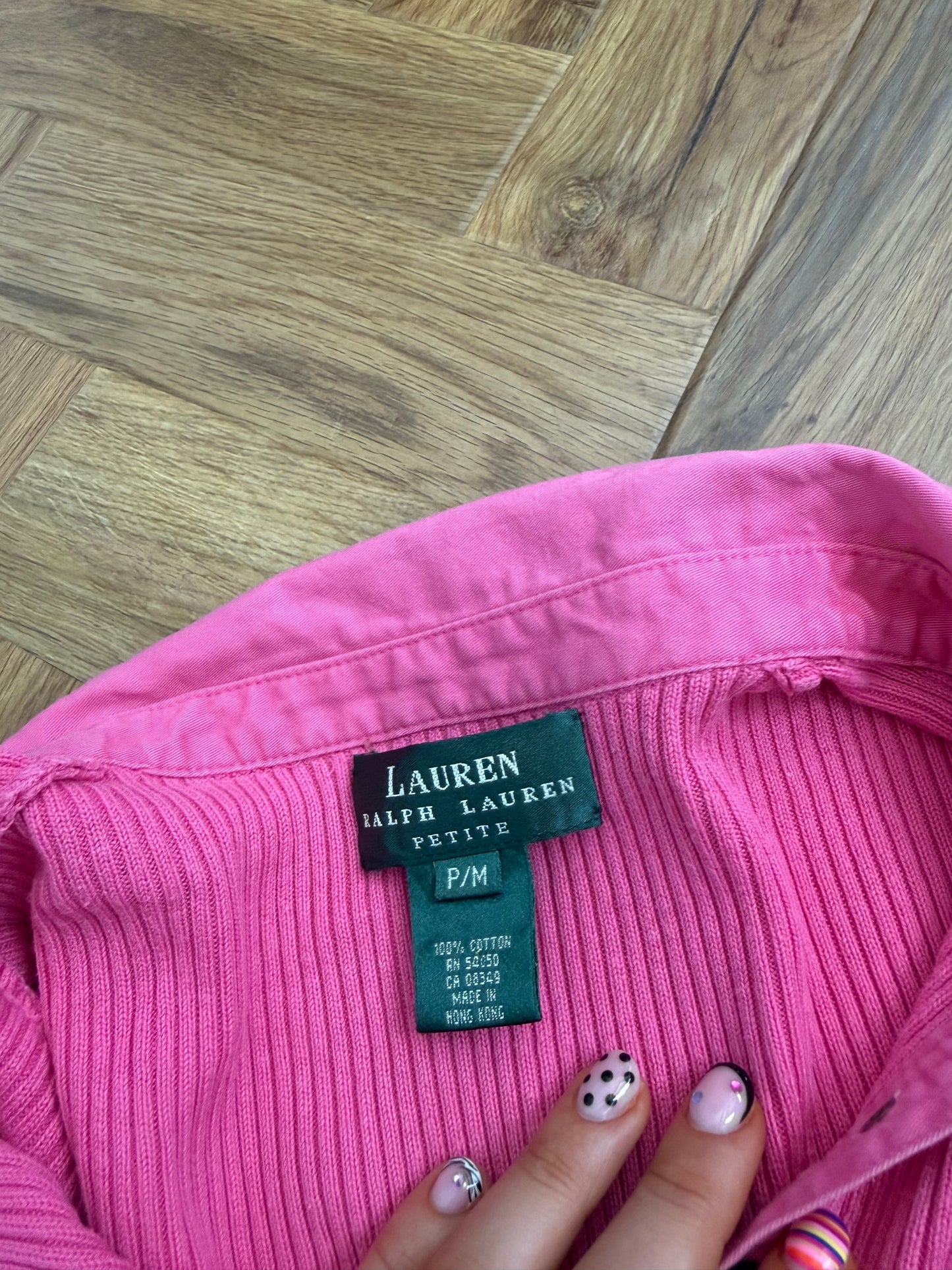 Pink Ralph Lauren Jumper (M)