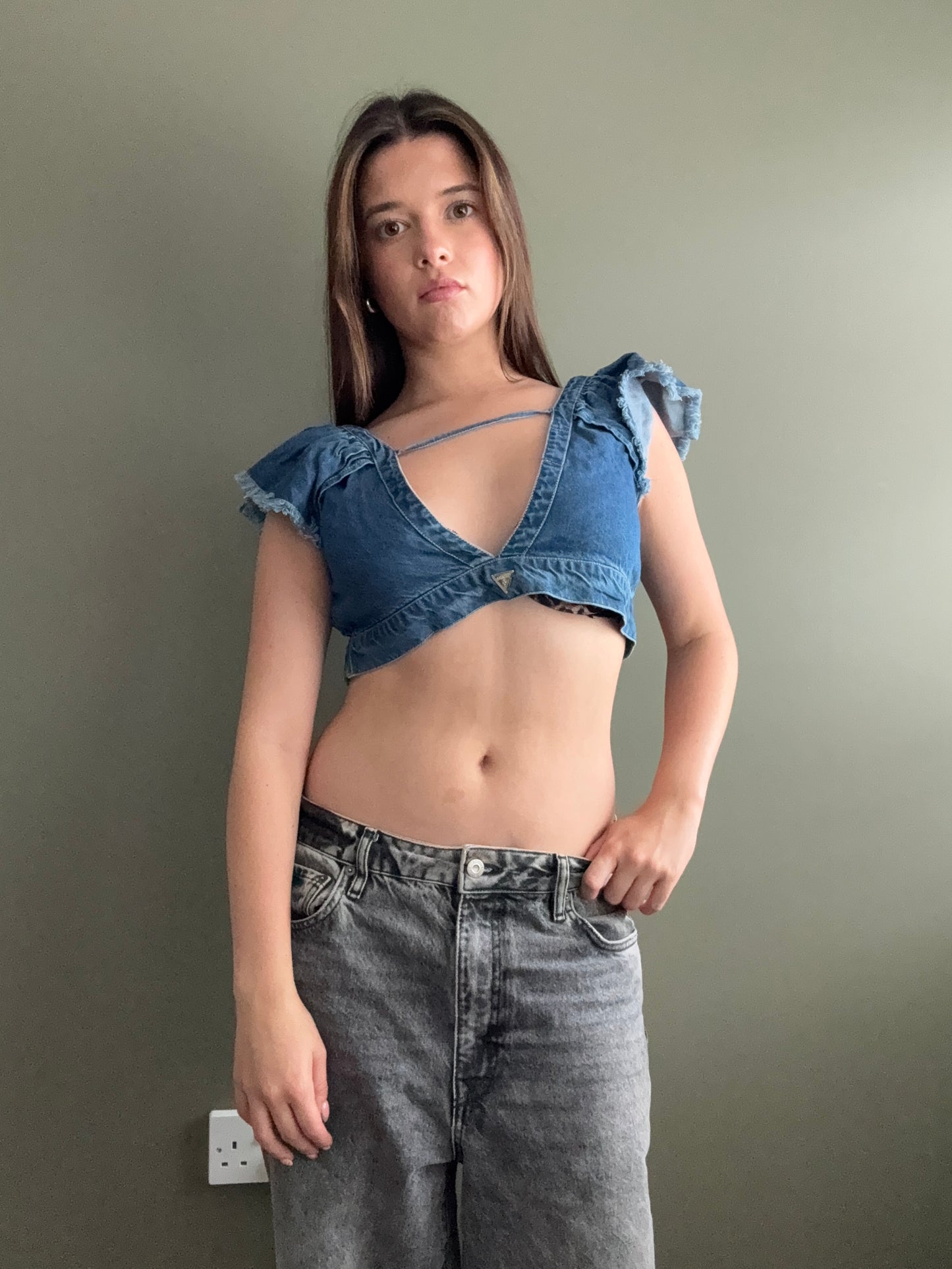 Guess Denim Top (M)