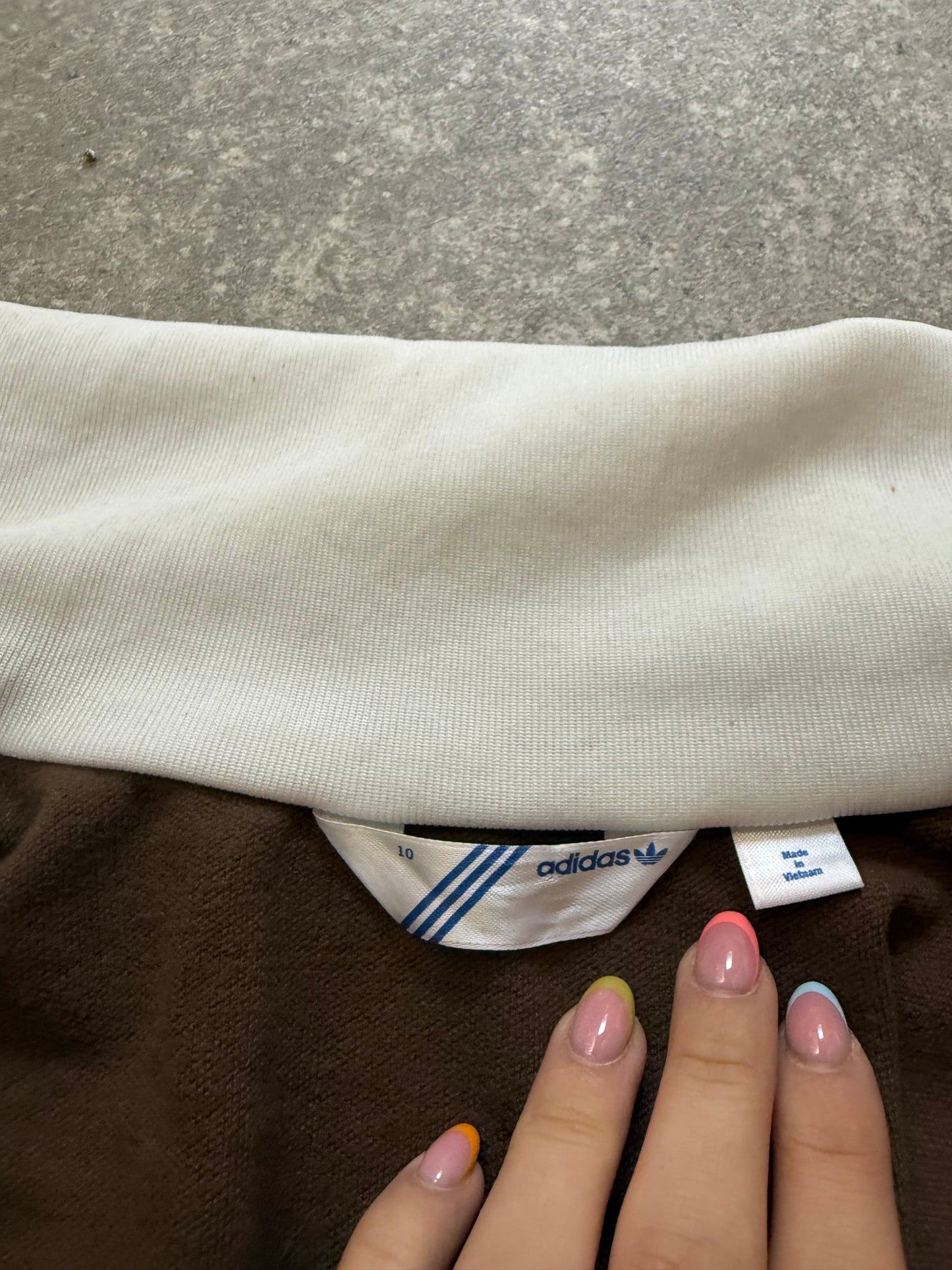 Brown Adidas Track Top (UK10)