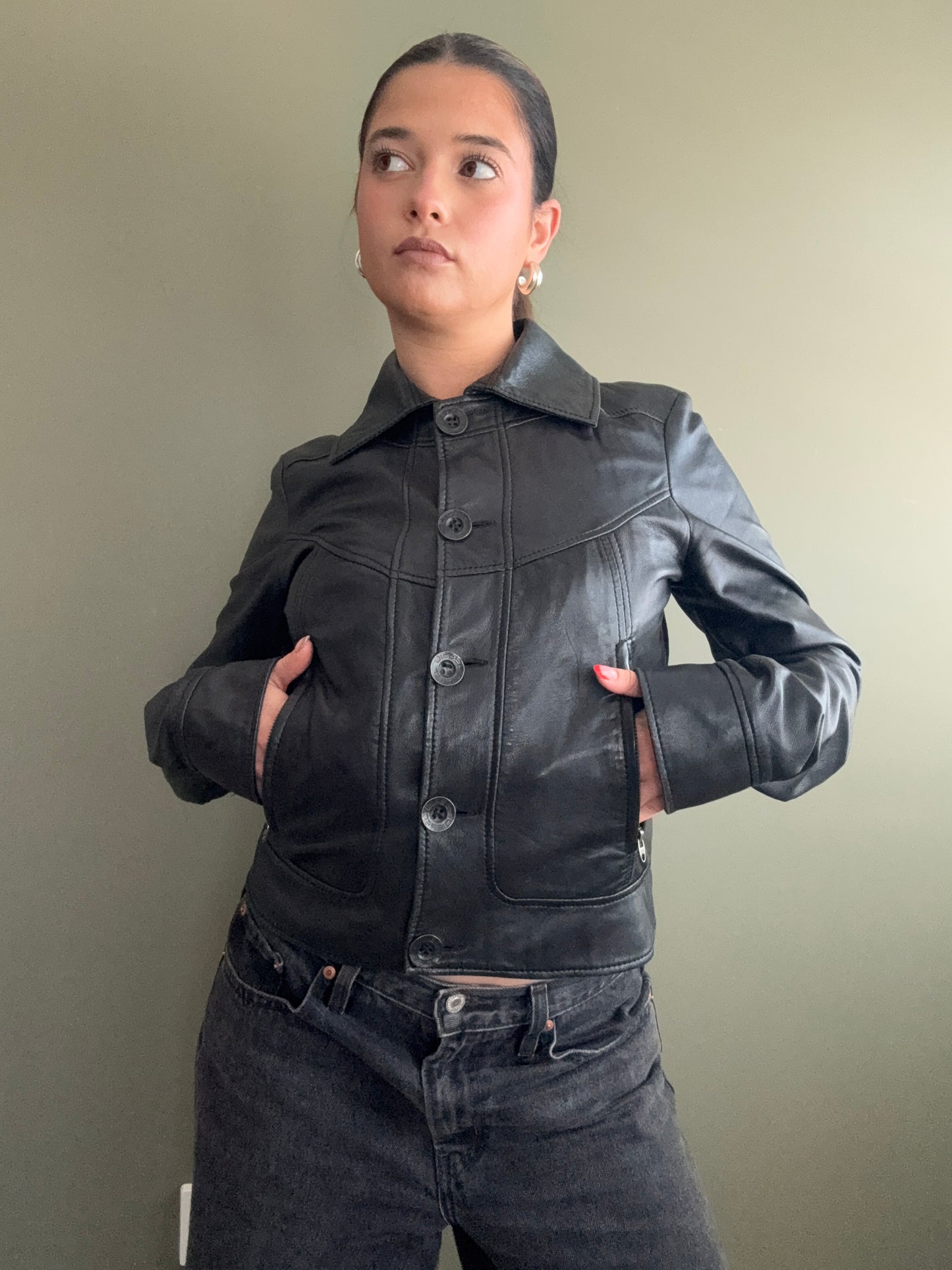 Diesel Leather Jacket (M)