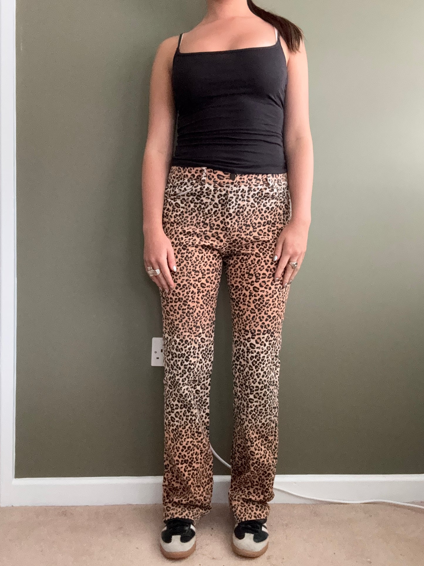 Morgan De Toi Leopard Trousers (S)