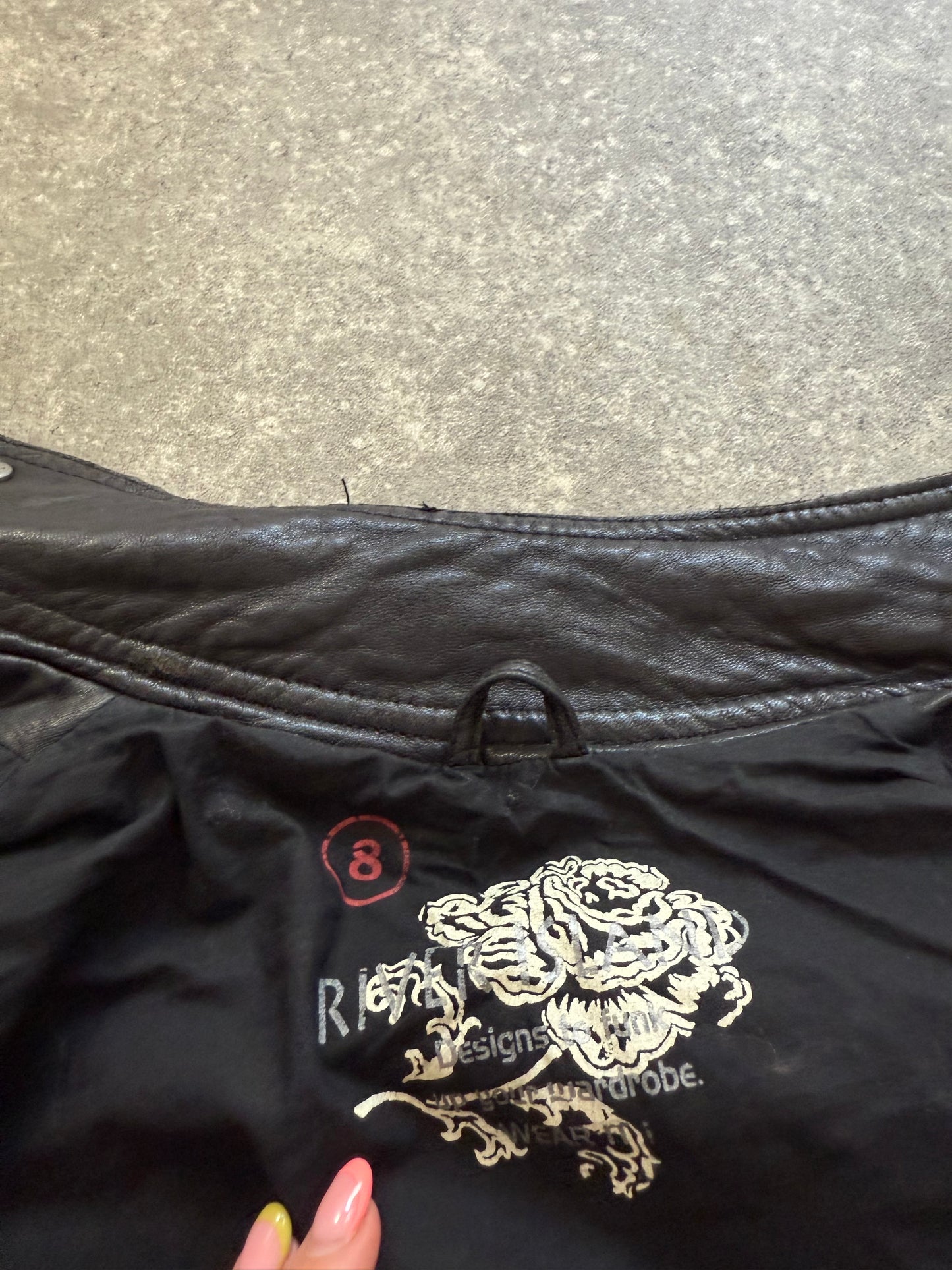 Leather Corset Jacket (UK8)