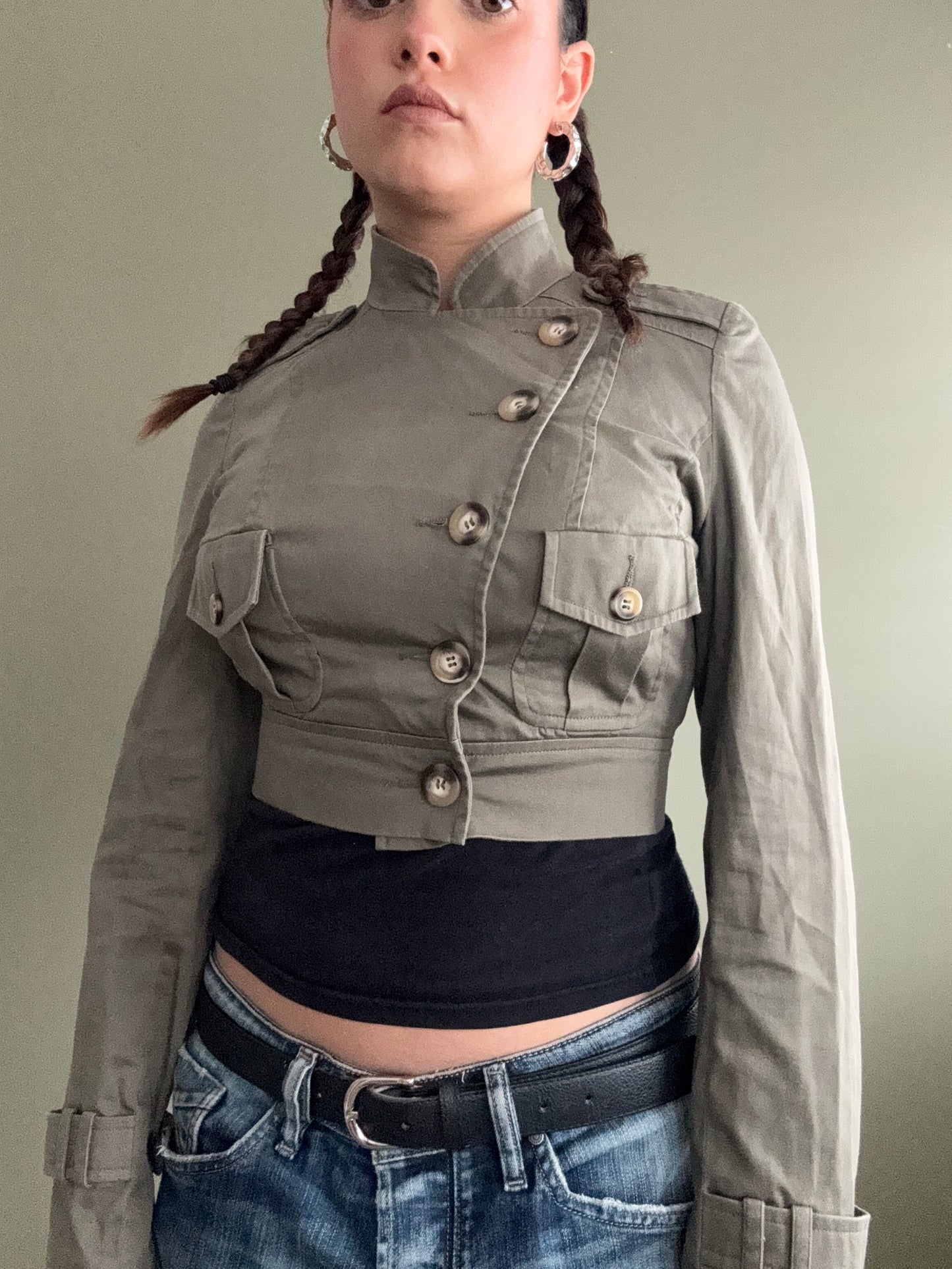 Jane Norman Khaki Jacket (UK8)