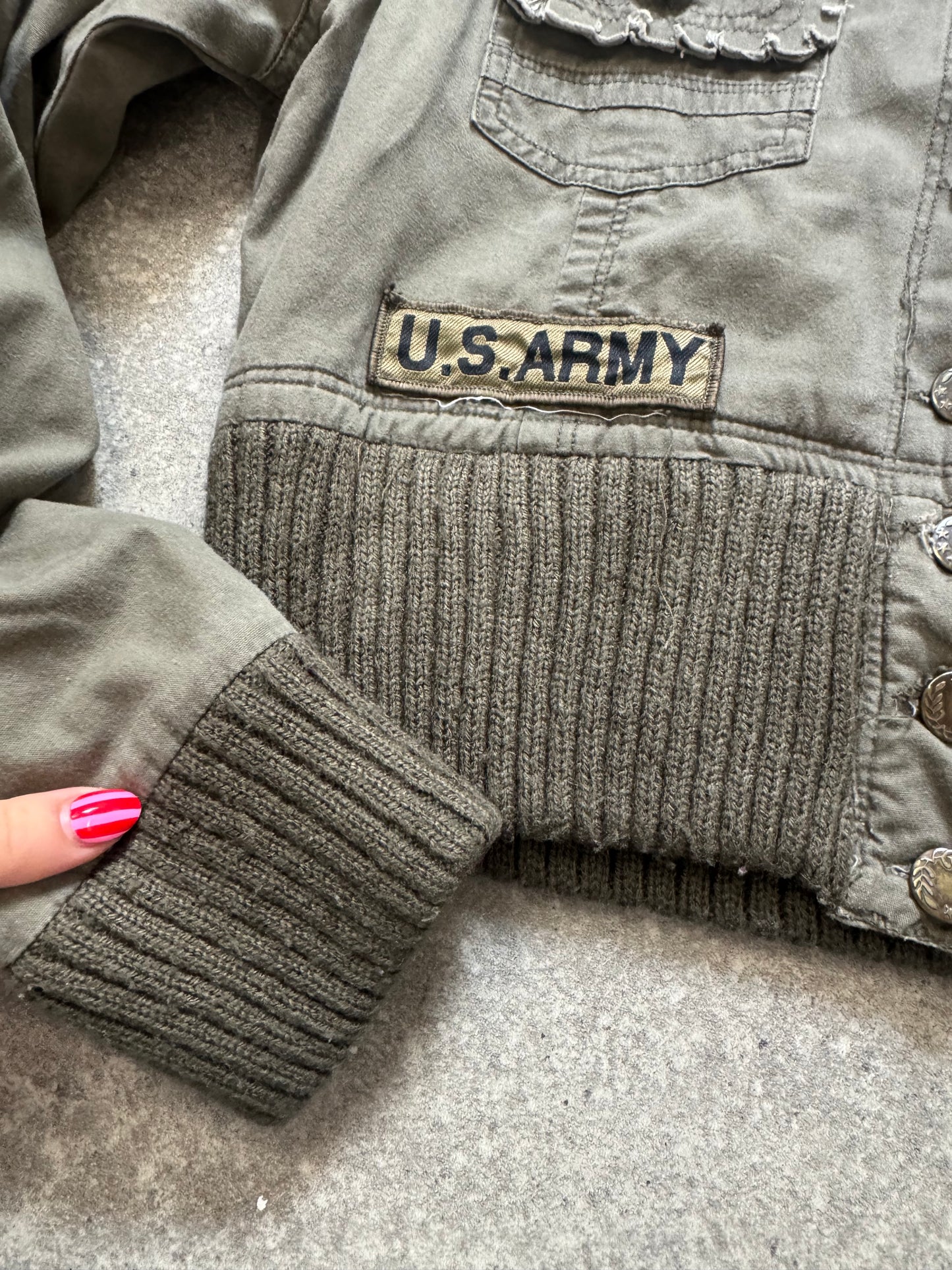 Cropped Cargo Jacket (UK10)