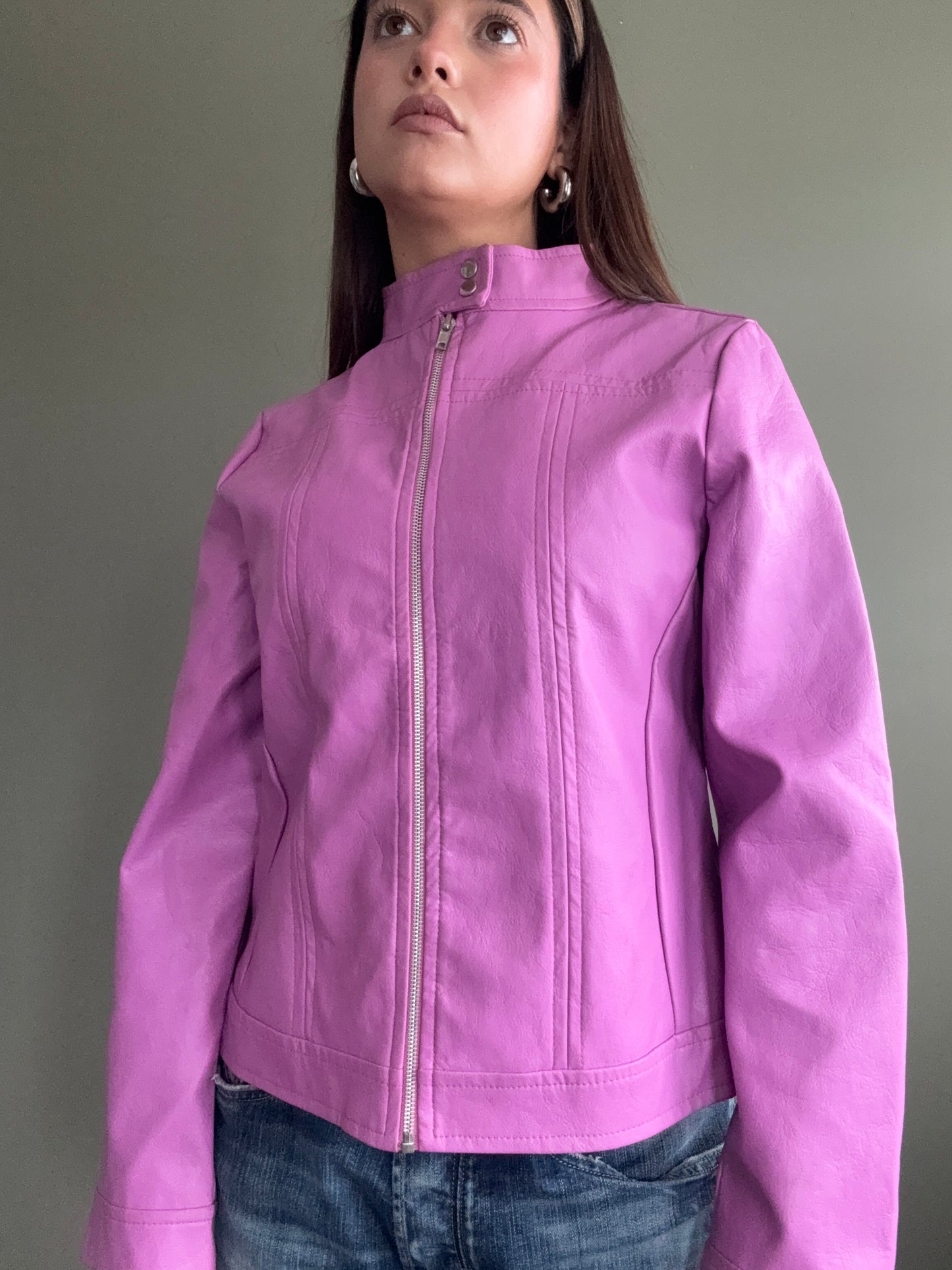Faux Leather Jacket (UK14)
