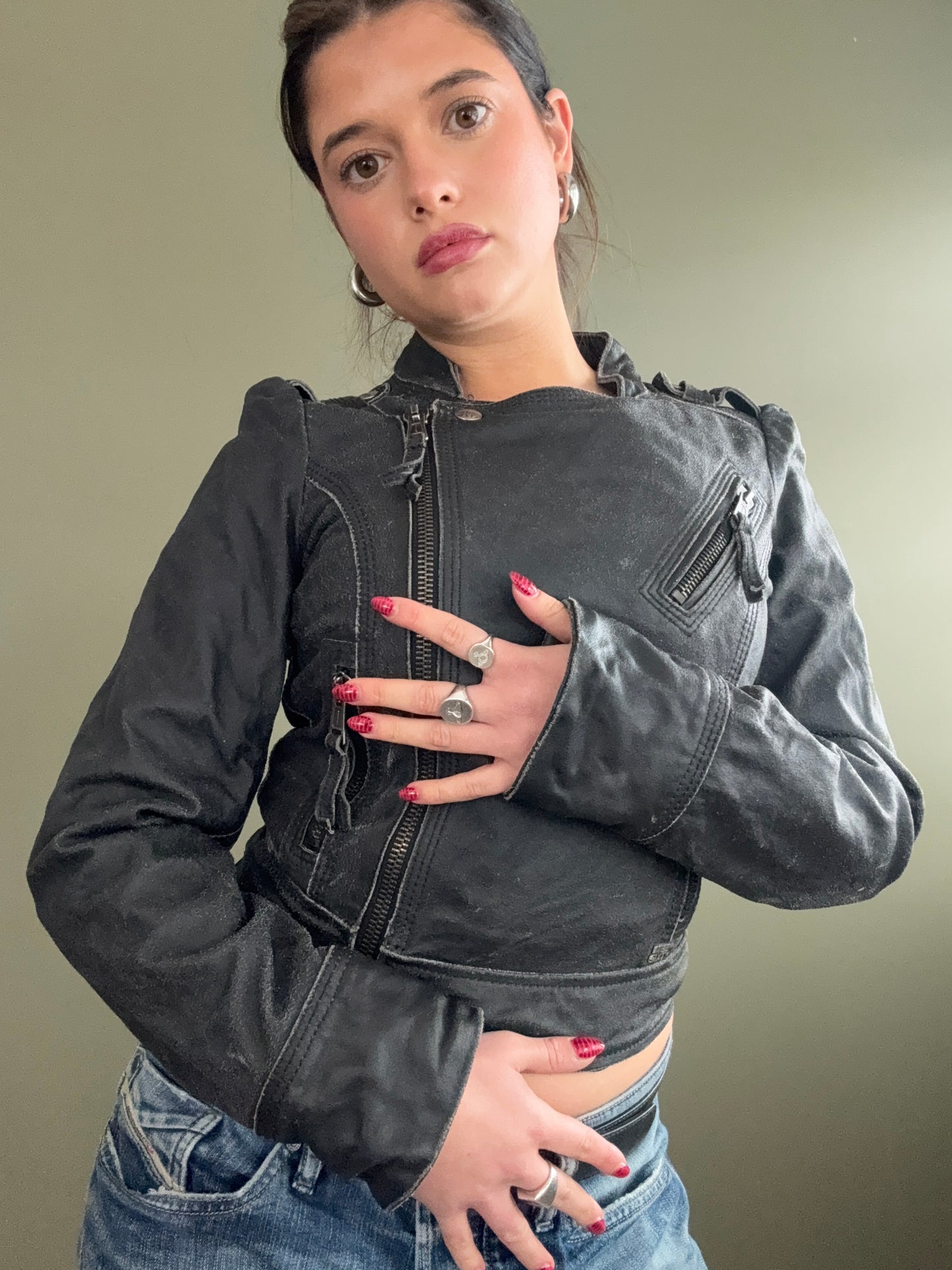 Miss Sixty Leather Jacket (XS)