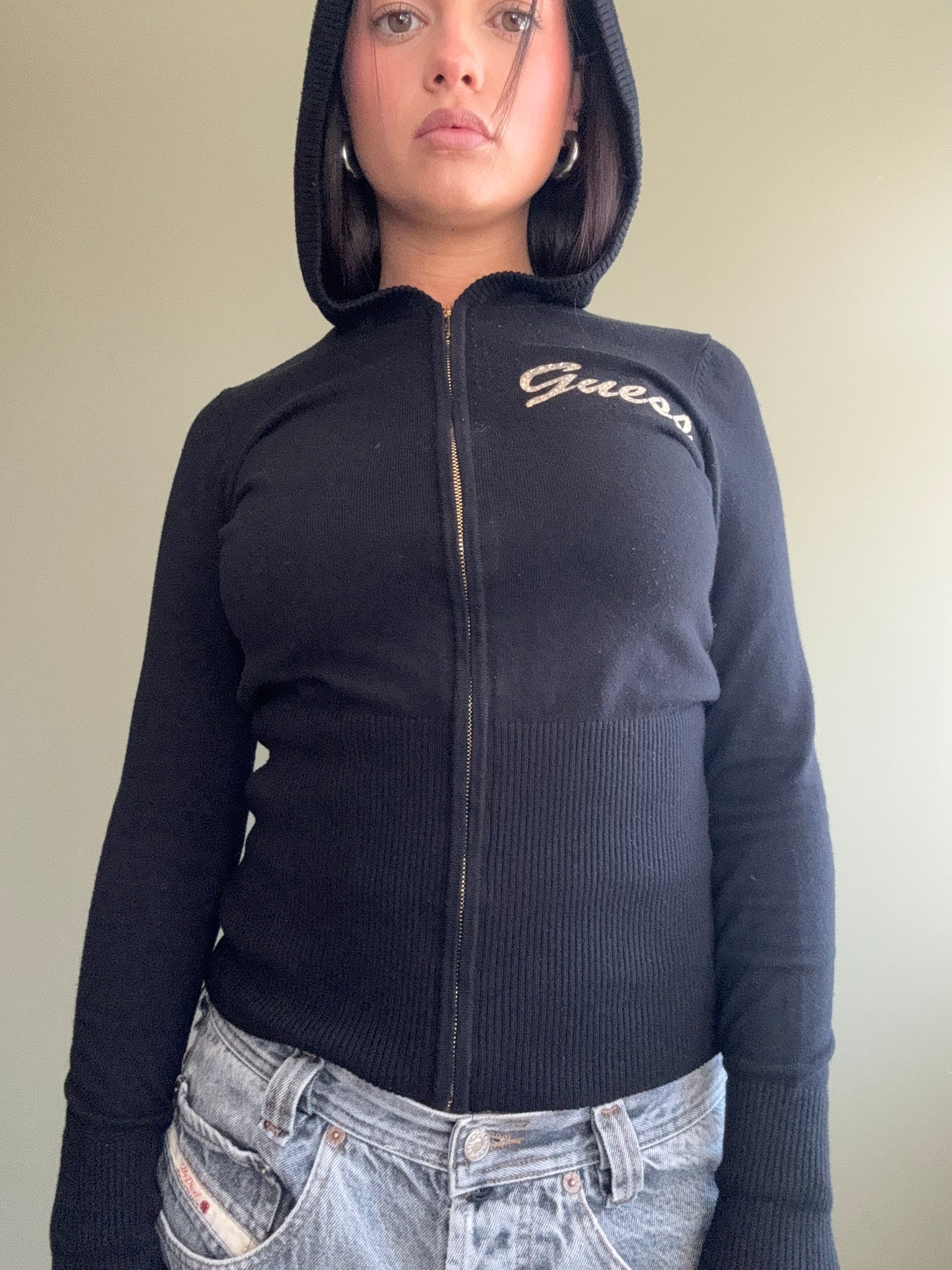 Guess Knitted Hoodie (S)