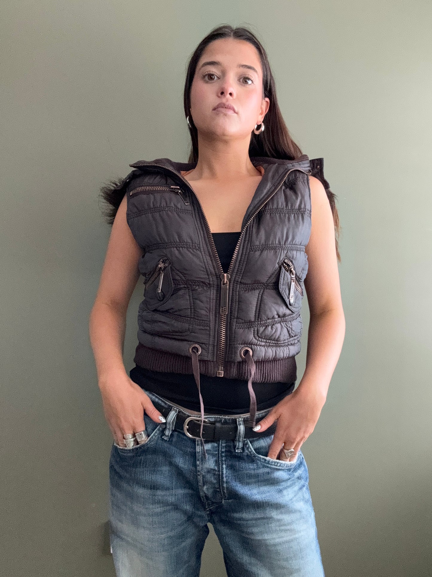Y2K Puffer Gilet (UK10)
