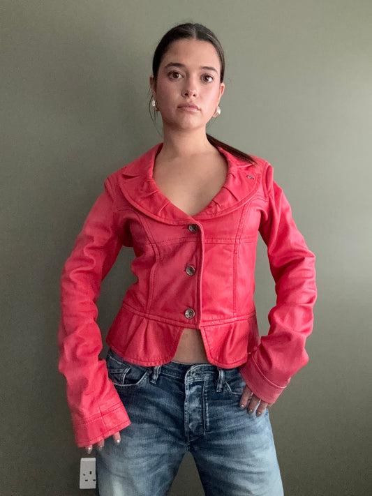 Miss Sixty Leather Jacket (M)