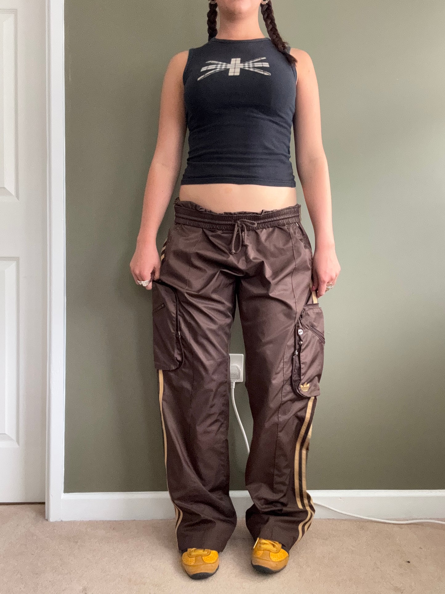 Adidas Cargo Tracksuit Bottoms (M)