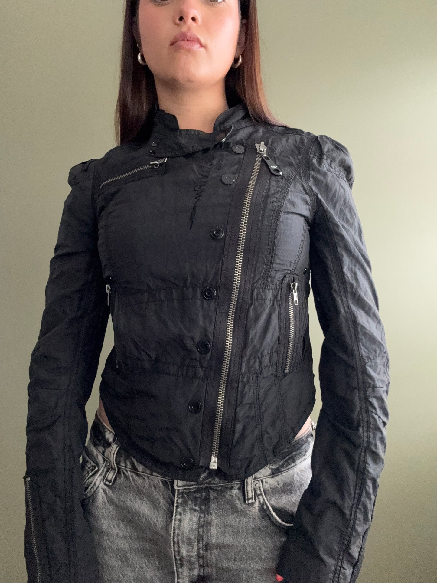 Y2K Fitted Corset Jacket (UK12)